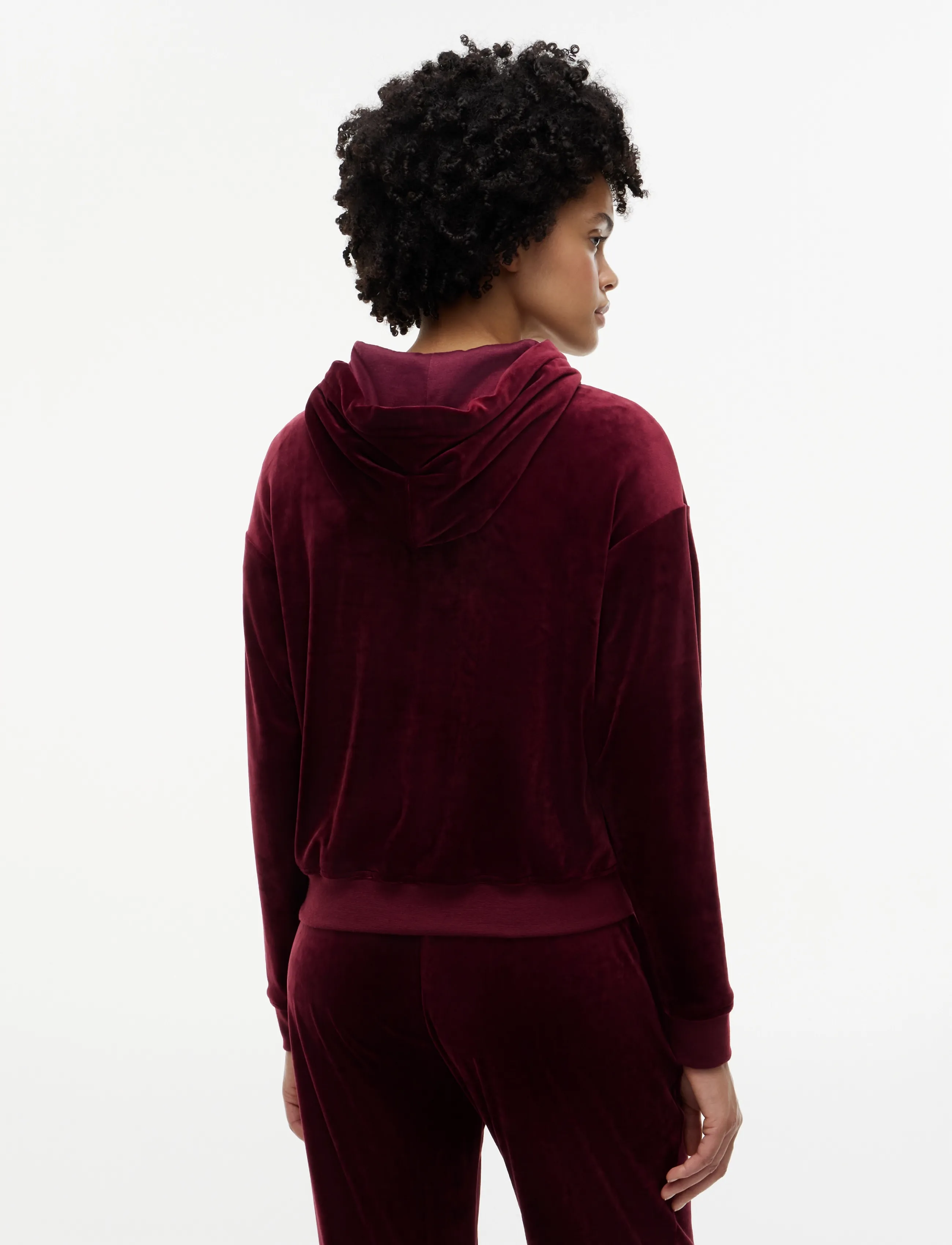 Tommy Hilfiger - VELOUR FZ HOODIE - hoodies - burgundy - 2
