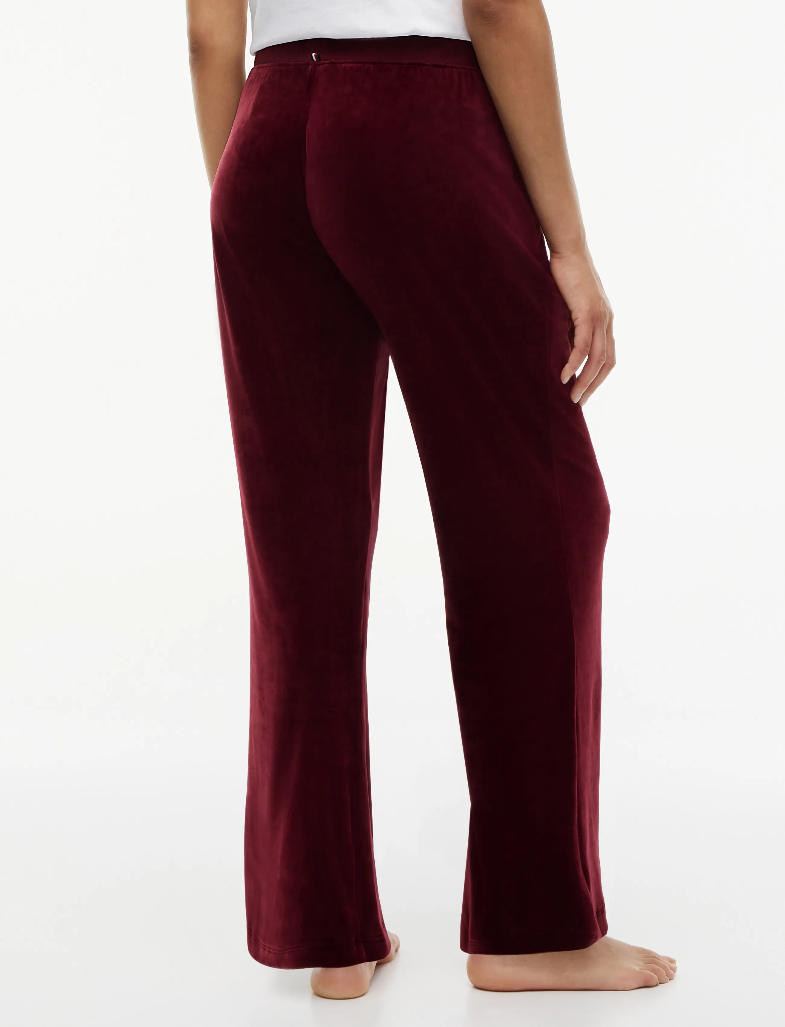 Tommy Hilfiger - VELOUR TRACK PANTS - sweatpants - burgundy - 2