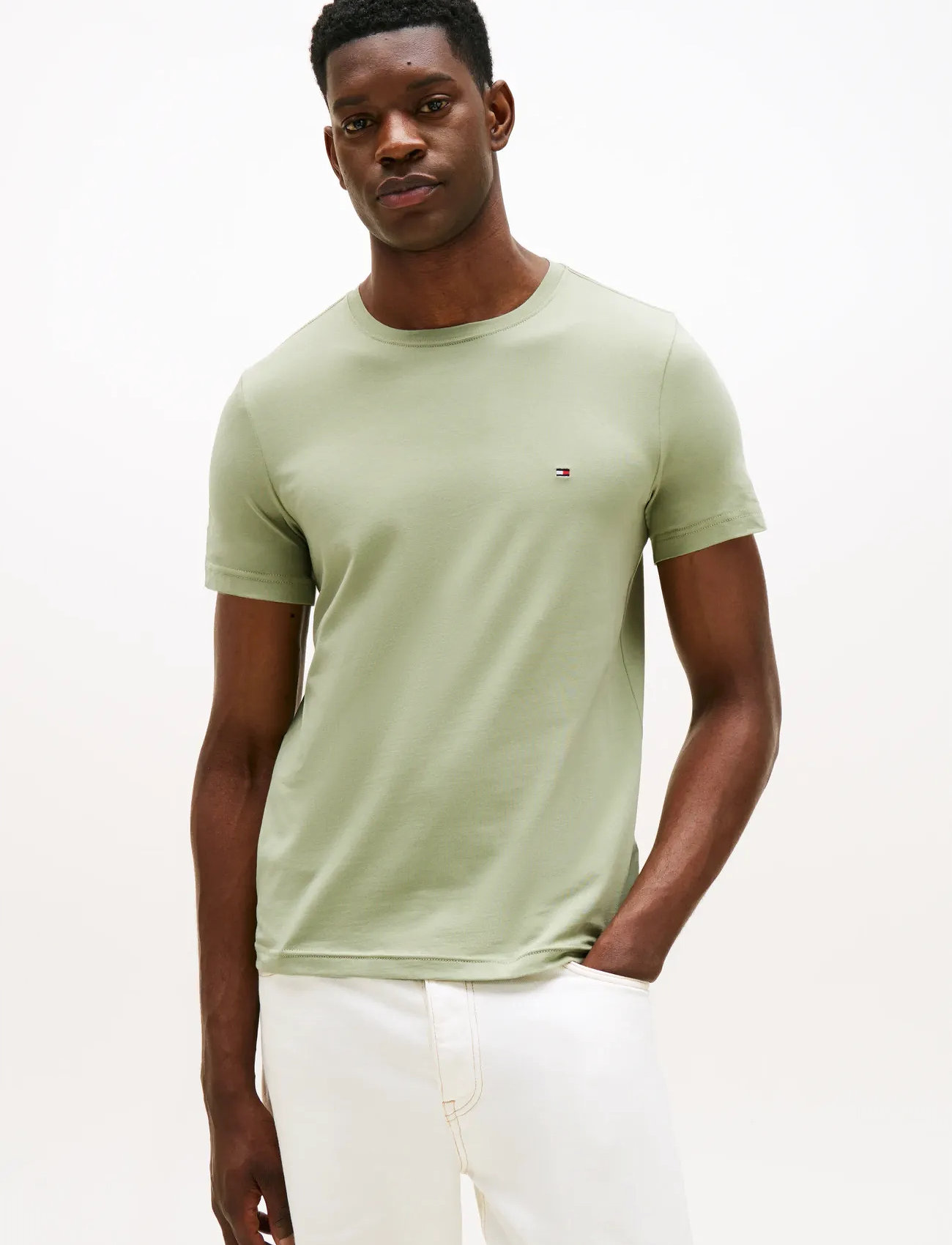 Tommy Hilfiger Stretch Slim Fit Tee - - S 4