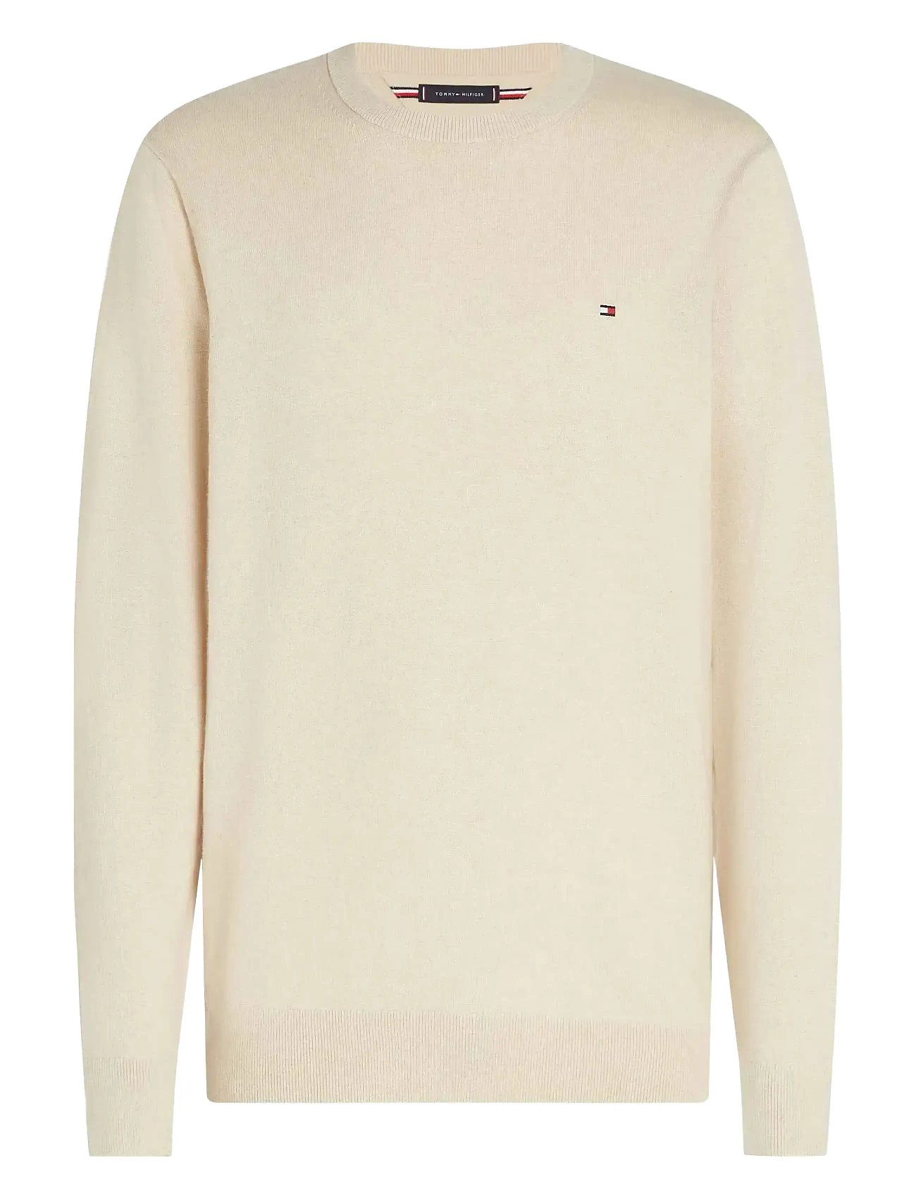 Tommy Hilfiger Pima Org Ctn Cashmere Crew Neck - Beige - S 1