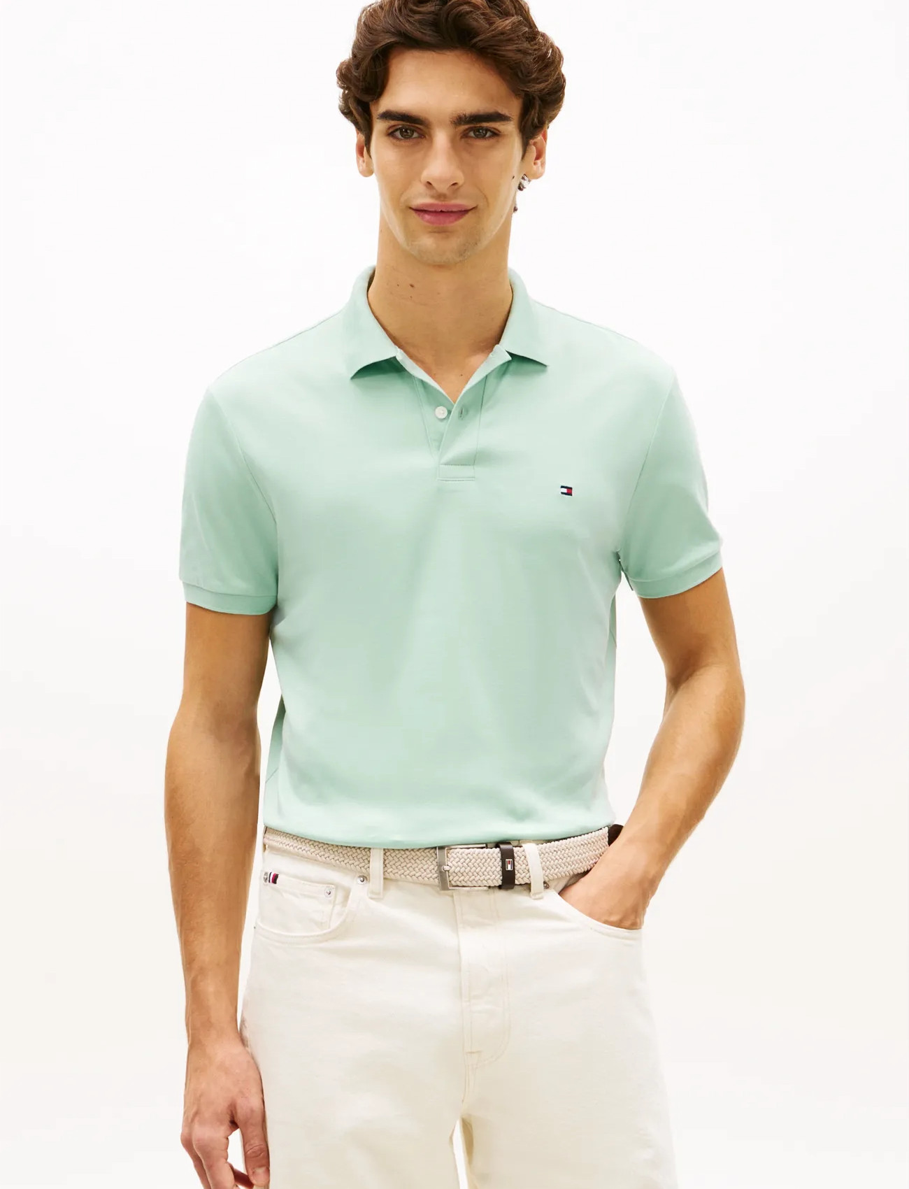 Tommy Hilfiger Liquid Cotton Reg Seasonal Polo - - L 1