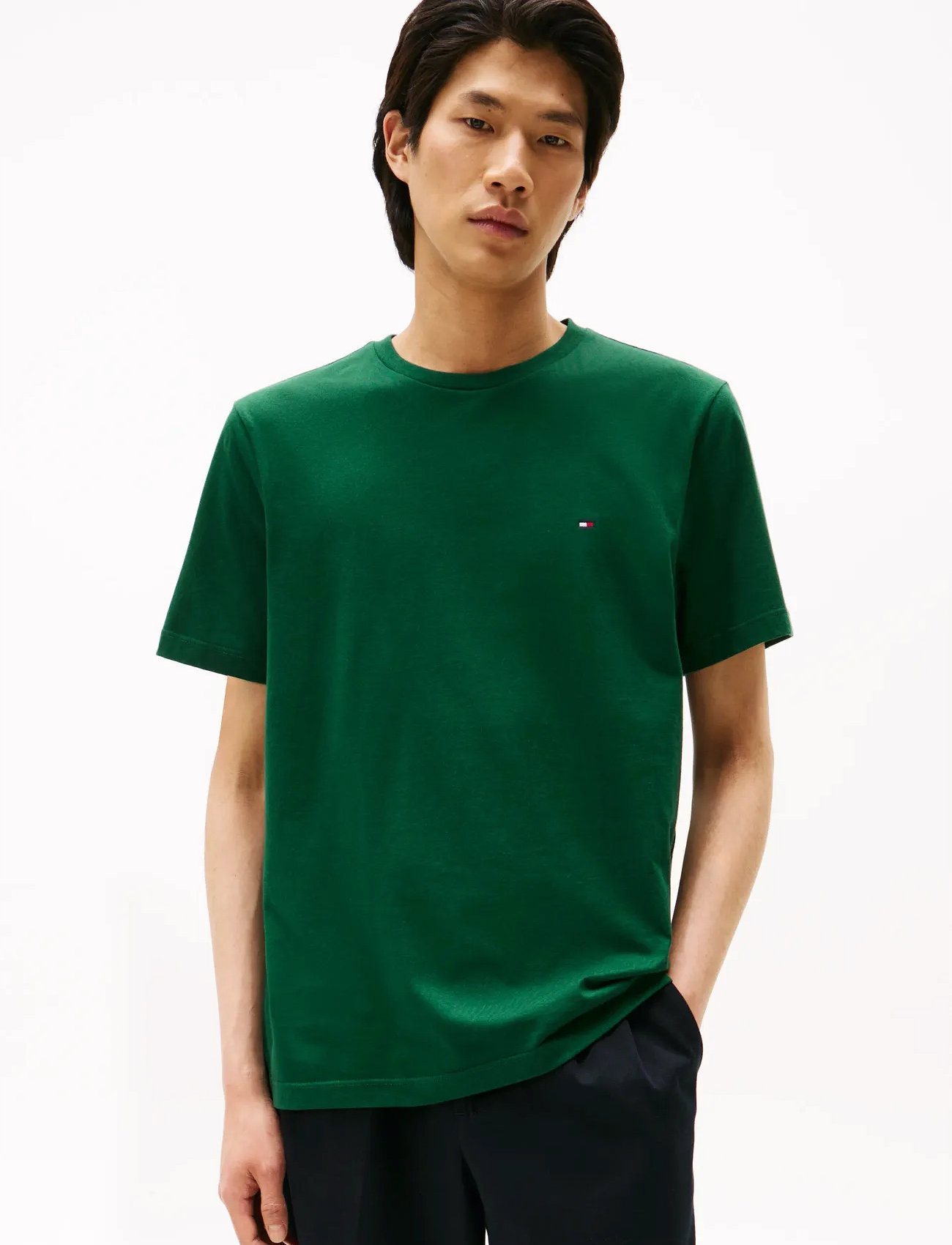 Tommy Hilfiger Ess Seasonal Reg Fit Solid Tee - - XS 3