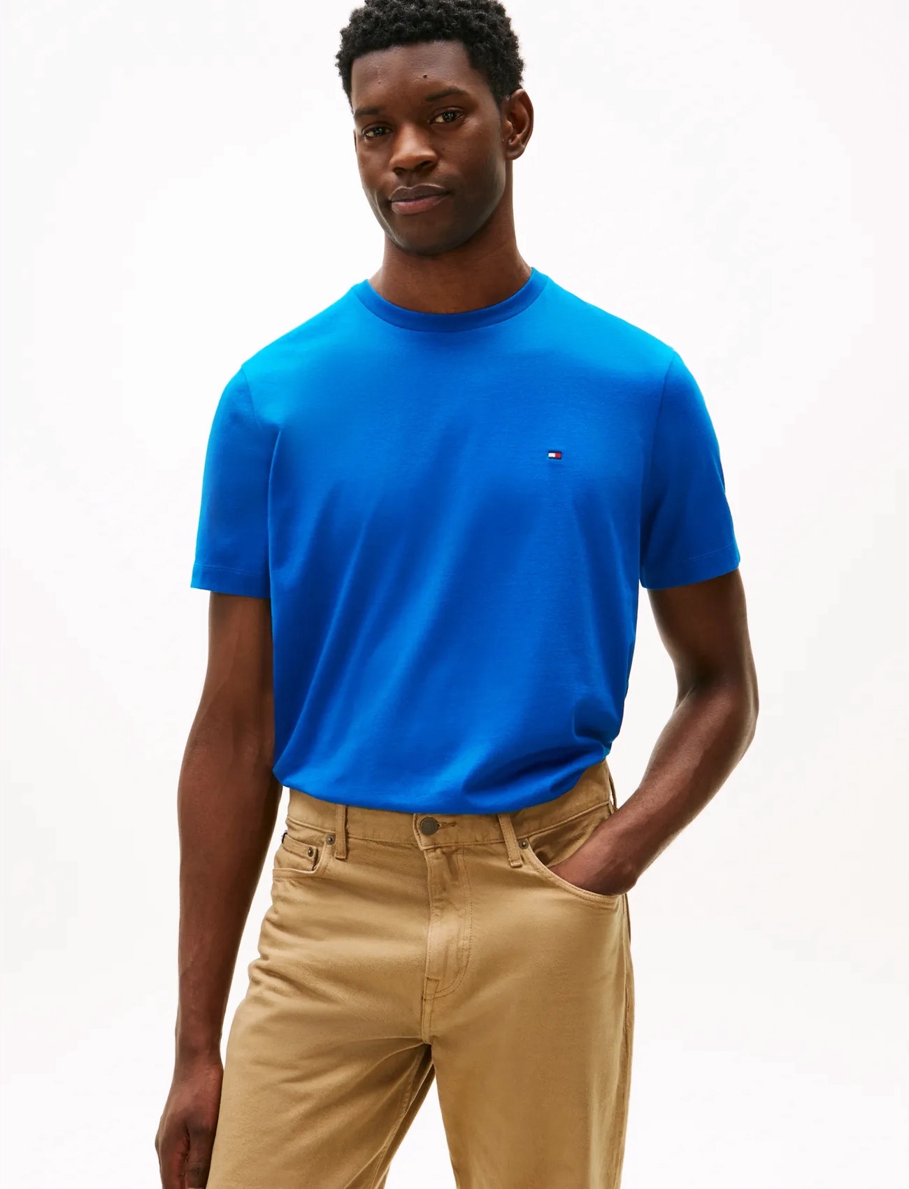 Tommy Hilfiger Ess Seasonal Reg Fit Solid Tee - - XS 9