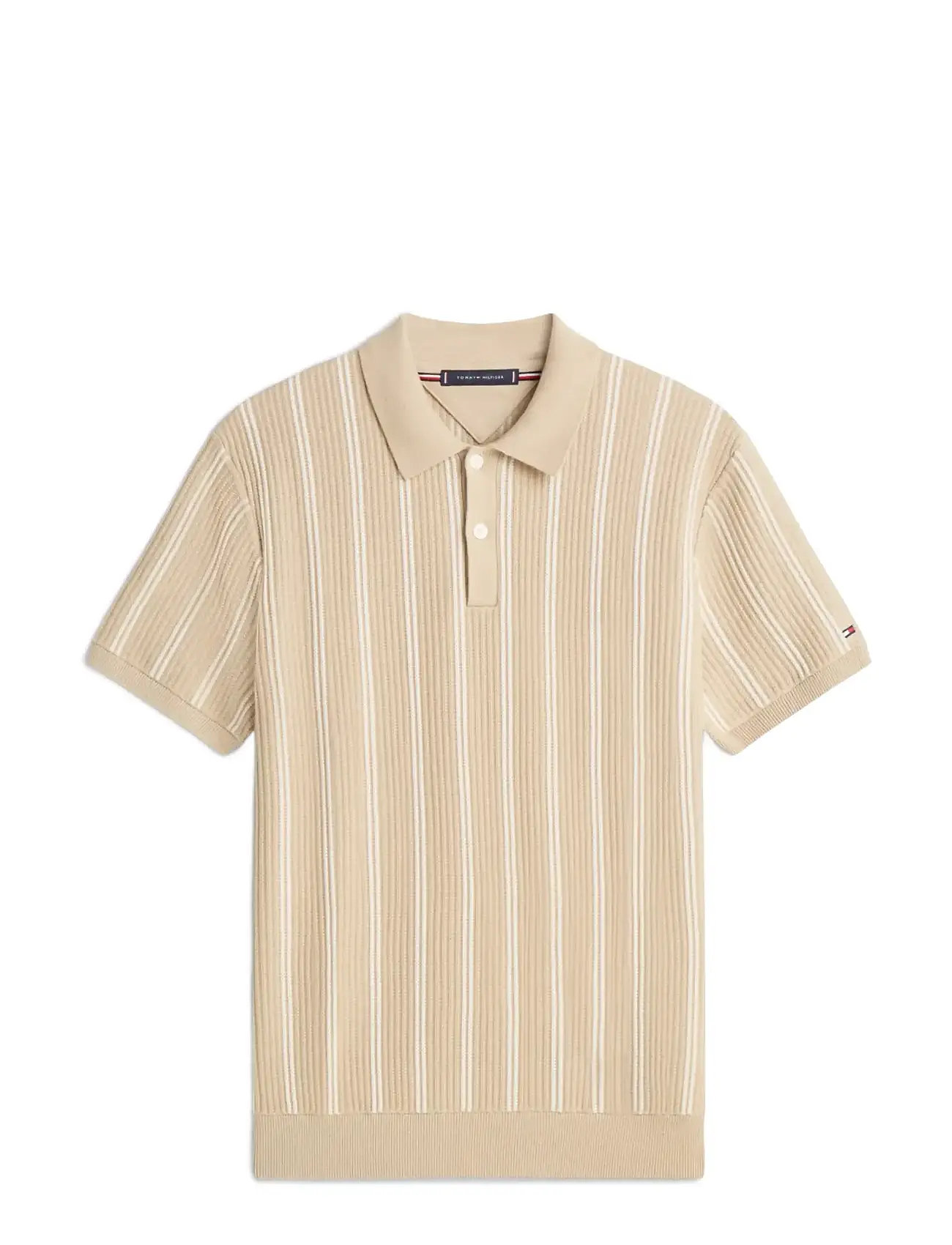 Tommy Hilfiger | Knitted Vertical Stripe Ss Polo | XXL