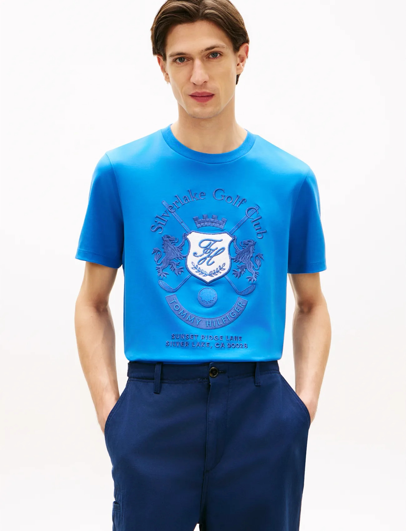 Tommy Hilfiger Country Club Interlock Tee - Blue - S 2