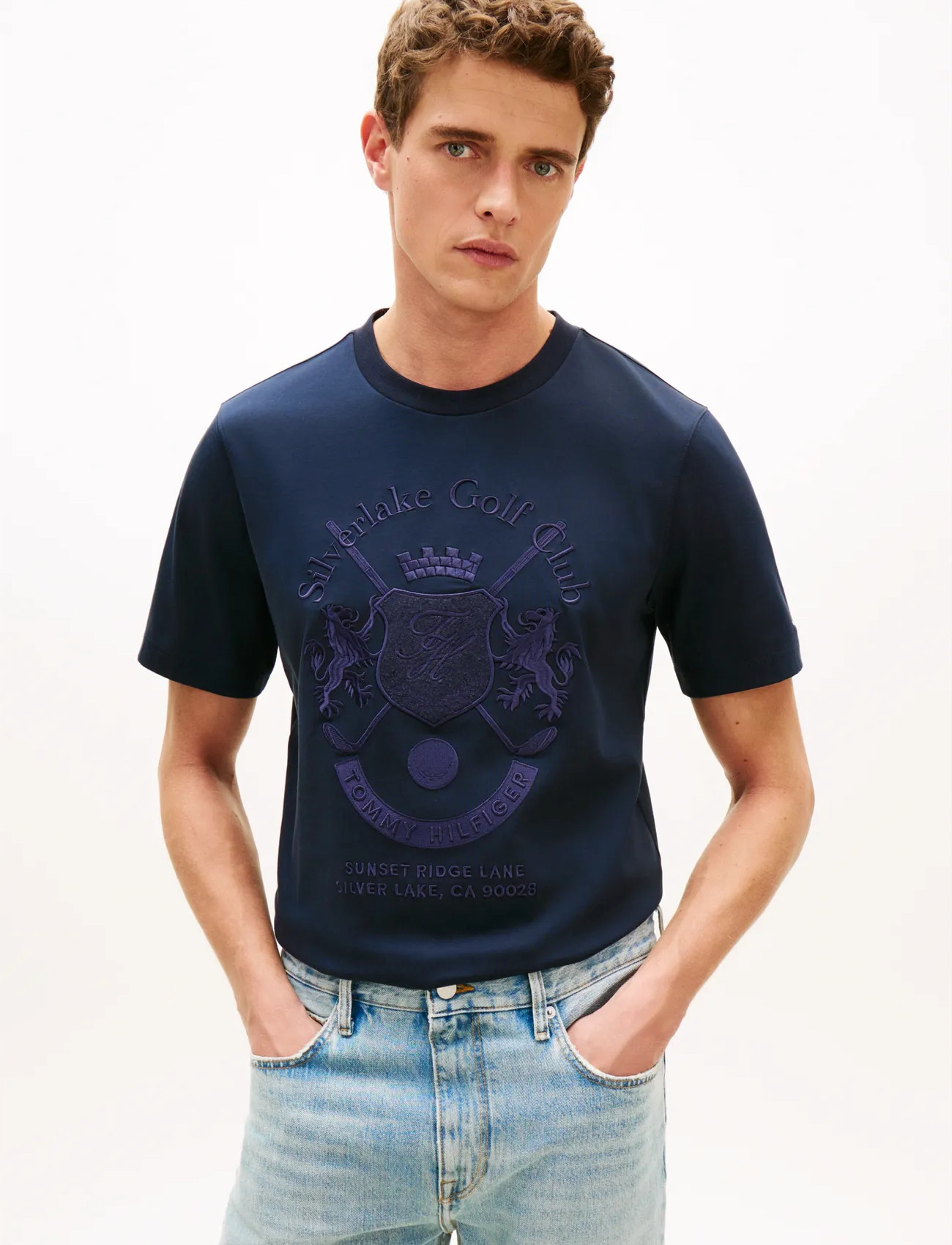 Tommy Hilfiger Country Club Interlock Tee - Blue - S 1