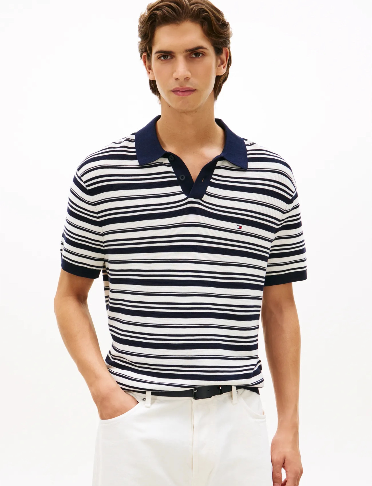 Tommy Hilfiger Cool Touch Structure Ss Polo - - S 3