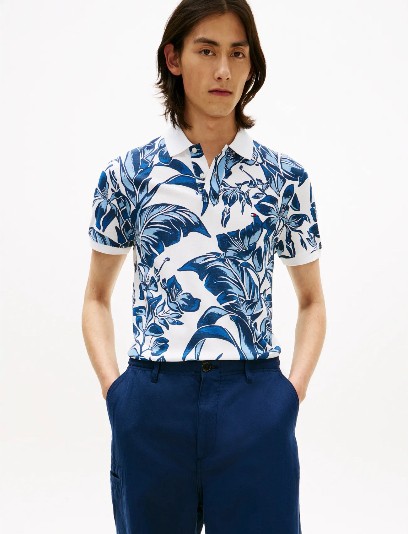 Tommy Hilfiger Floral Aop Reg Polo - - S 1