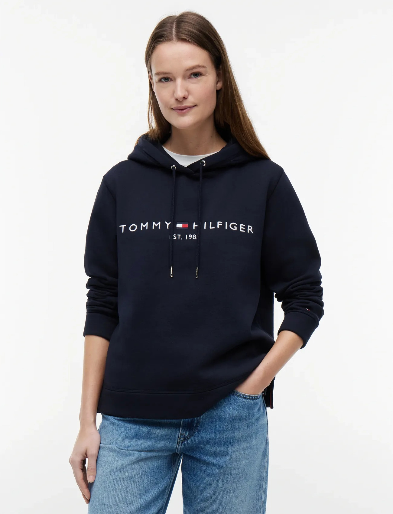 Tommy Hilfiger Heritage Hilfiger Hoodie Ls - White - XXS 2