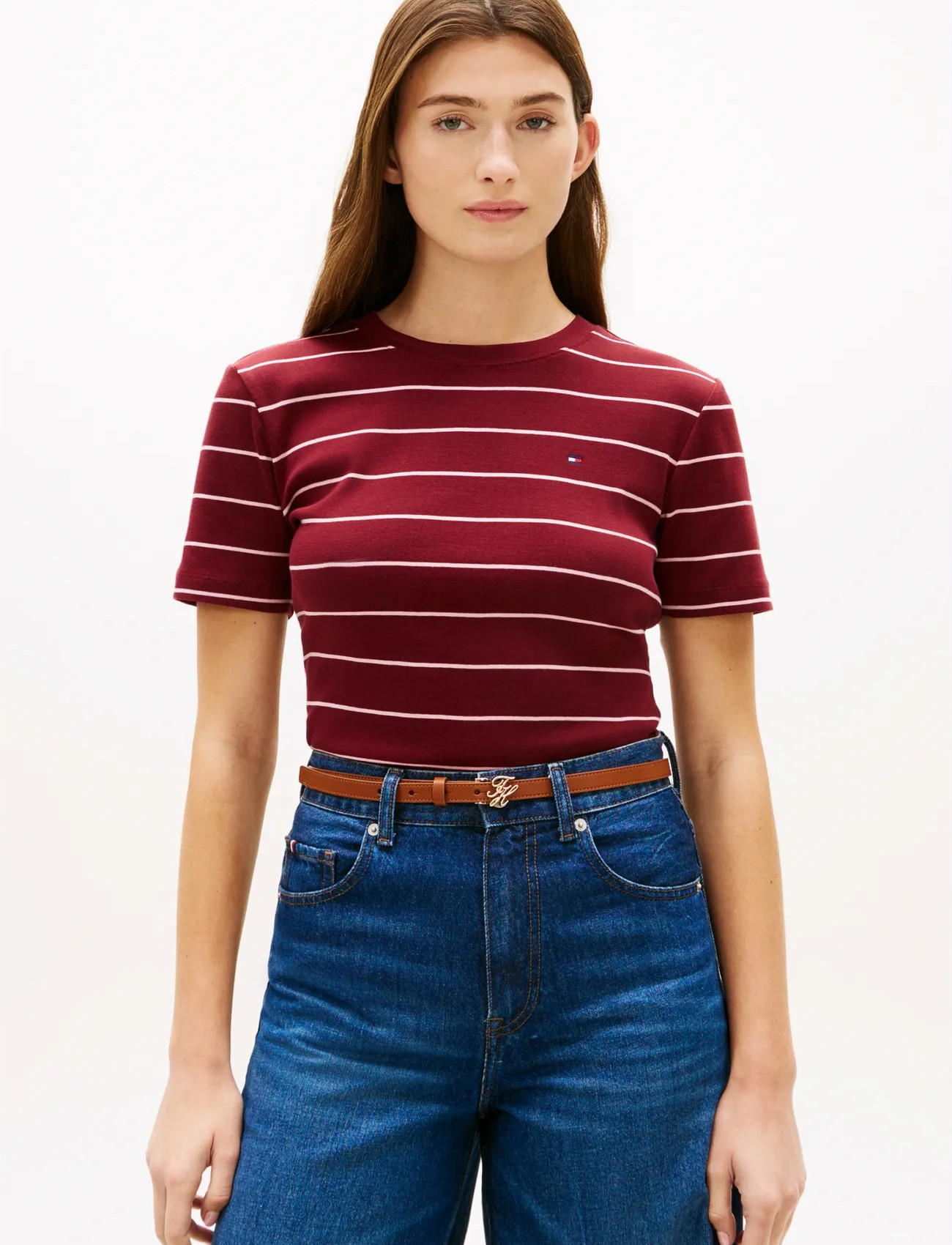 Tommy Hilfiger Slim Cody C-Nk Ss - - XXS 2
