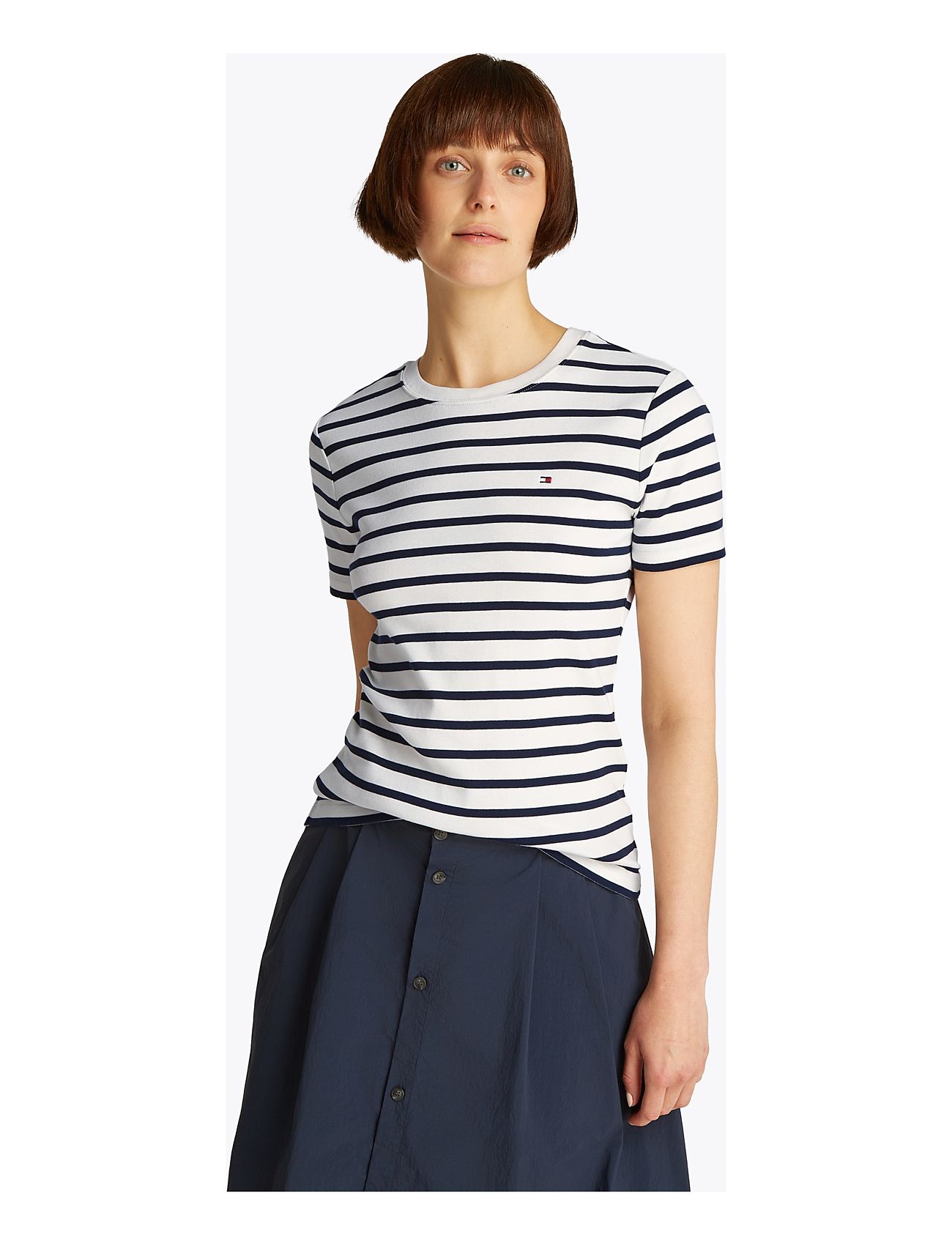 Tommy Hilfiger Slim Cody C-Nk Ss - - XXS 1