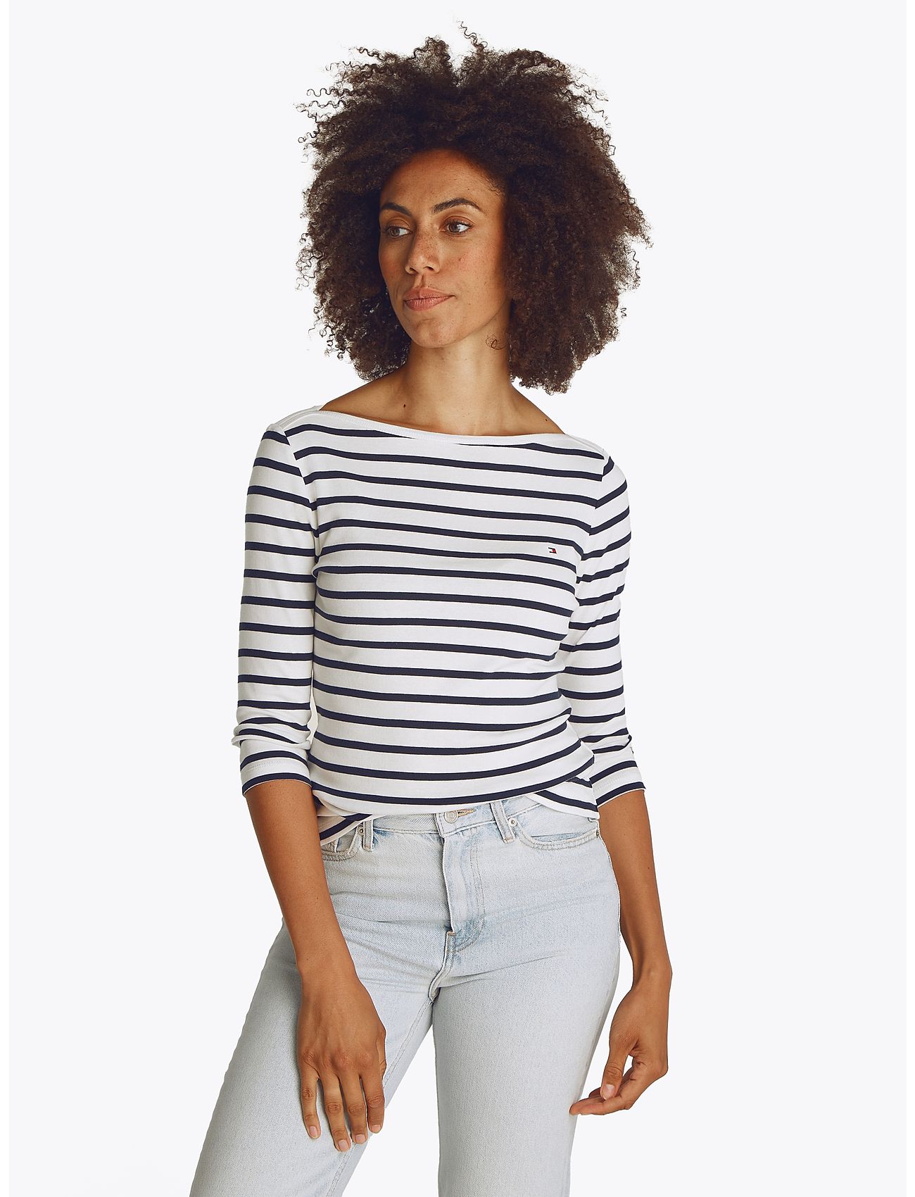 Tommy Hilfiger Cody Slim Boat-Nk 3/4 Slv - - XXS 2