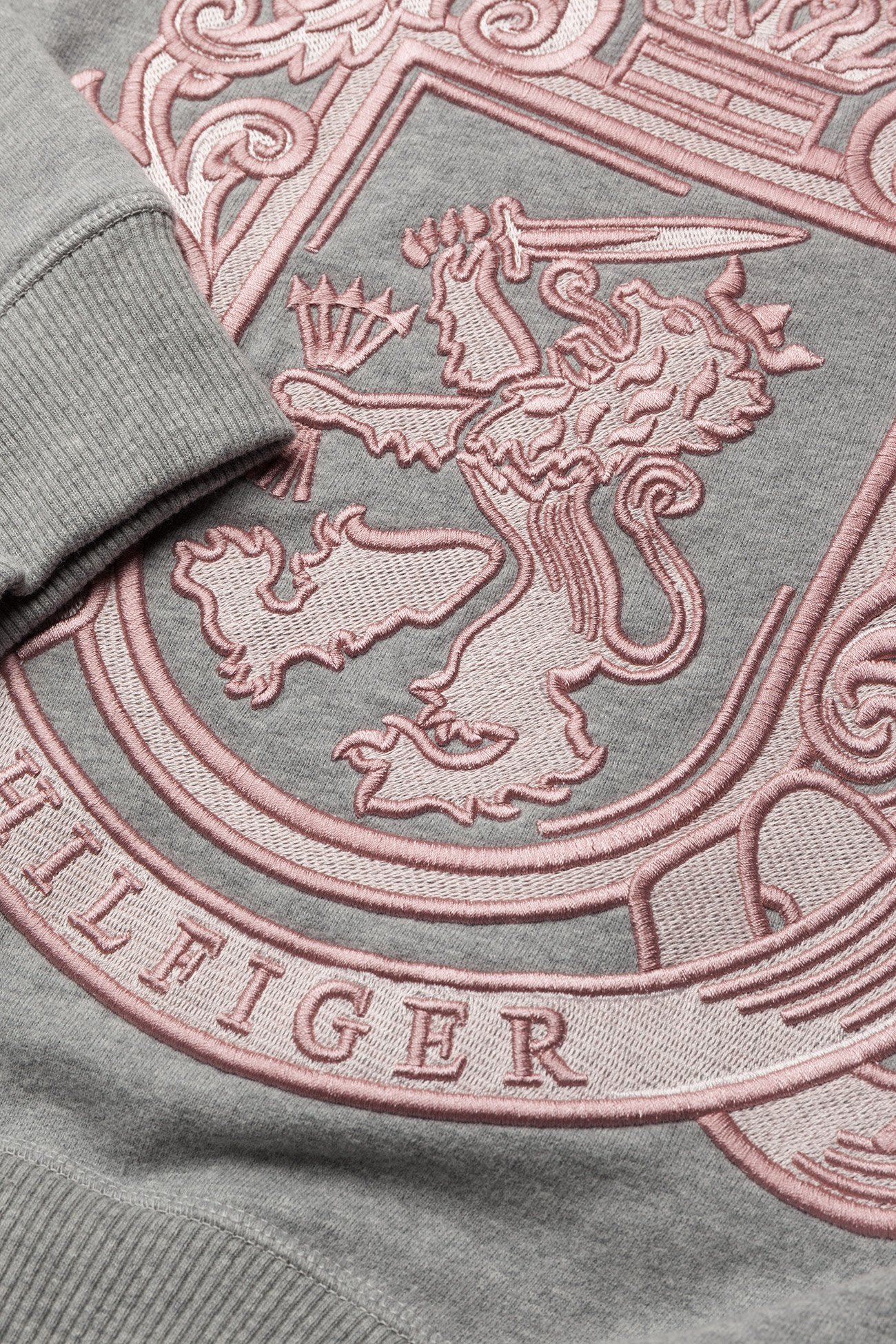 Tommy Hilfiger - CREST OFF SHOULDER SWEATSHIRT LS - light grey marl - 2
