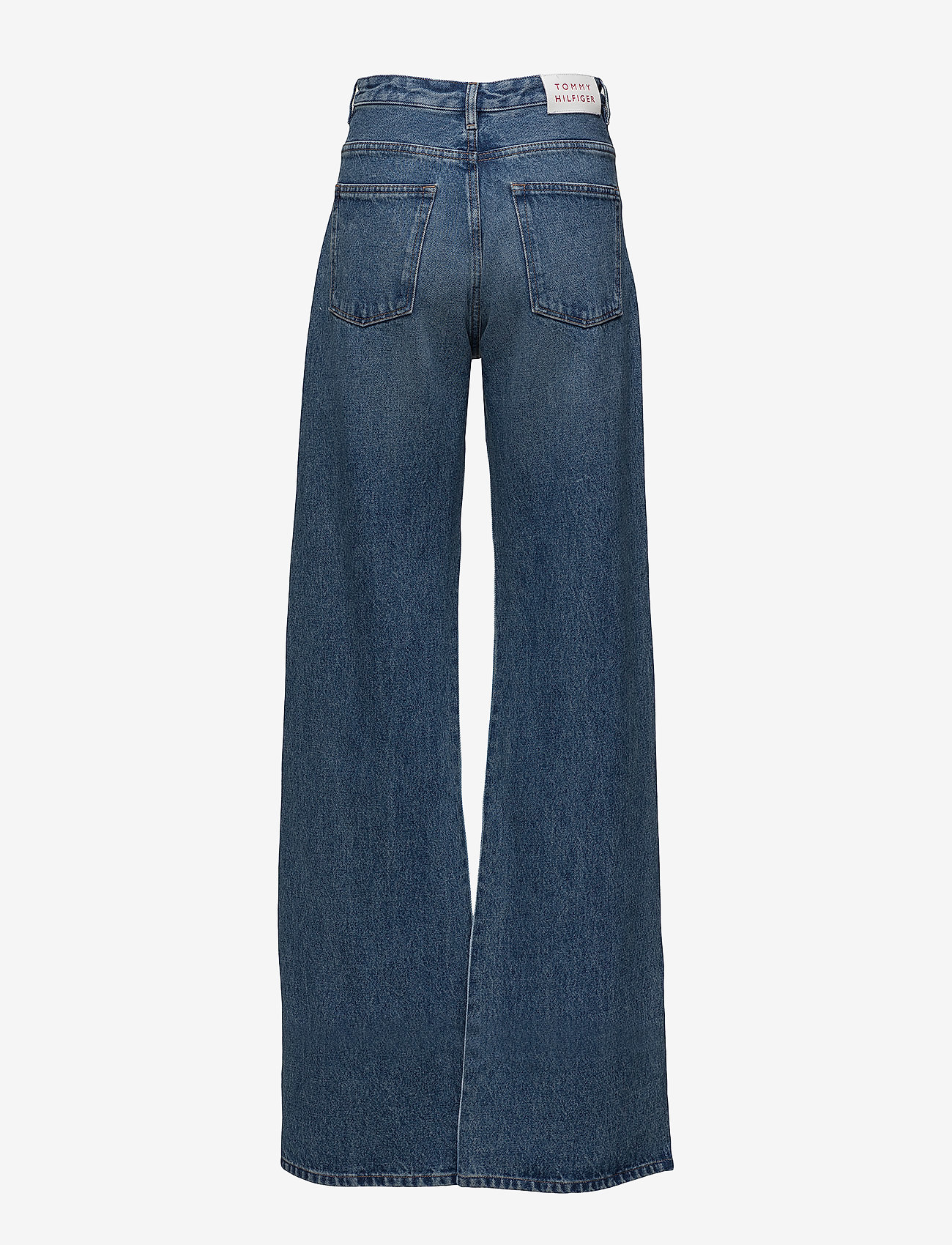Tommy Hilfiger - WIDE LEG DENIM PANT - vintage wash / multi - 1