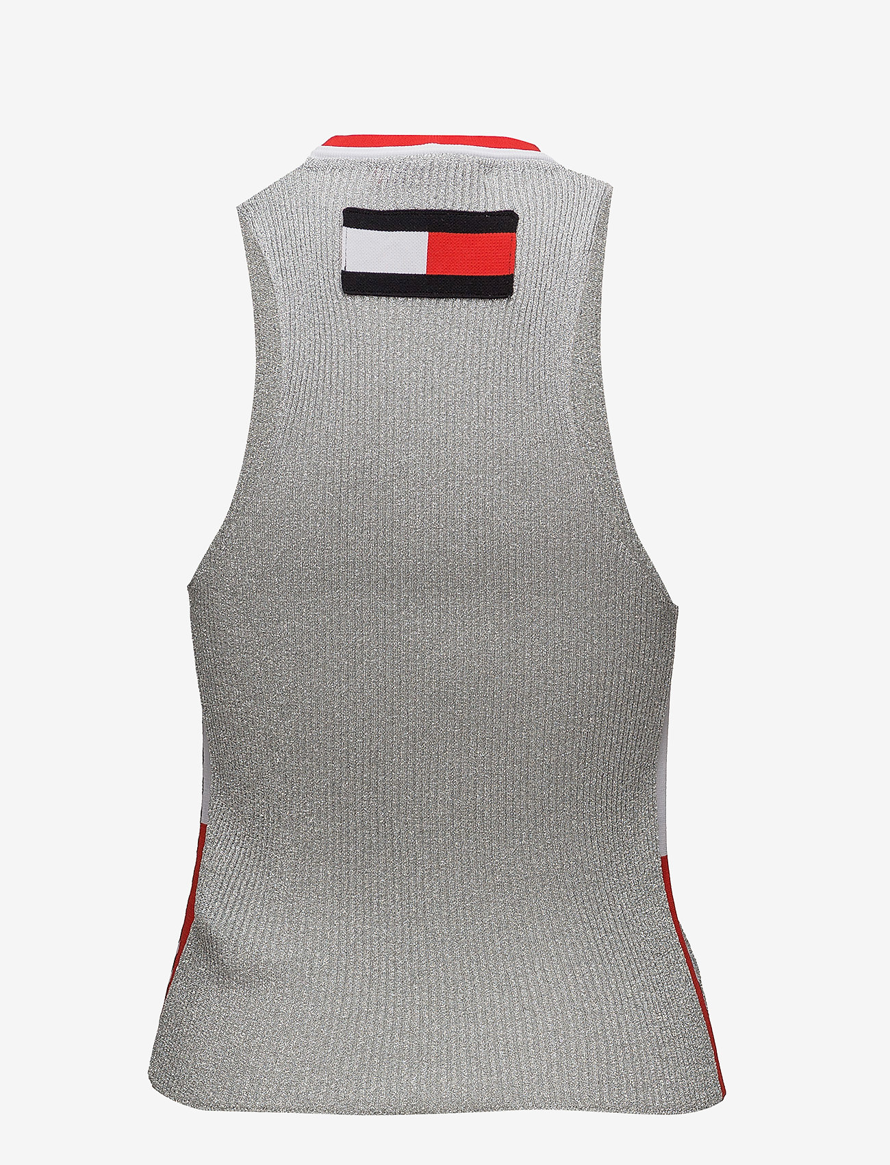 Tommy Hilfiger - SPEED CHECK RIB SWEA - silver - 1