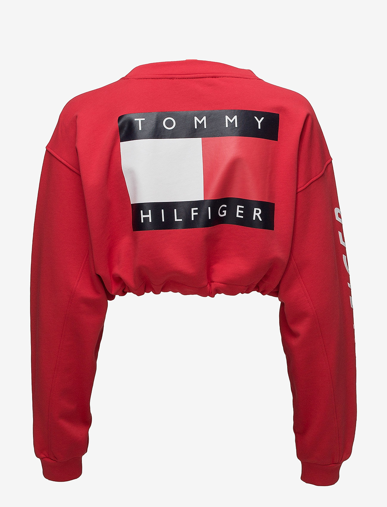 Tommy Hilfiger - RACING CROP SWEATSHIRT LS - true red - 1