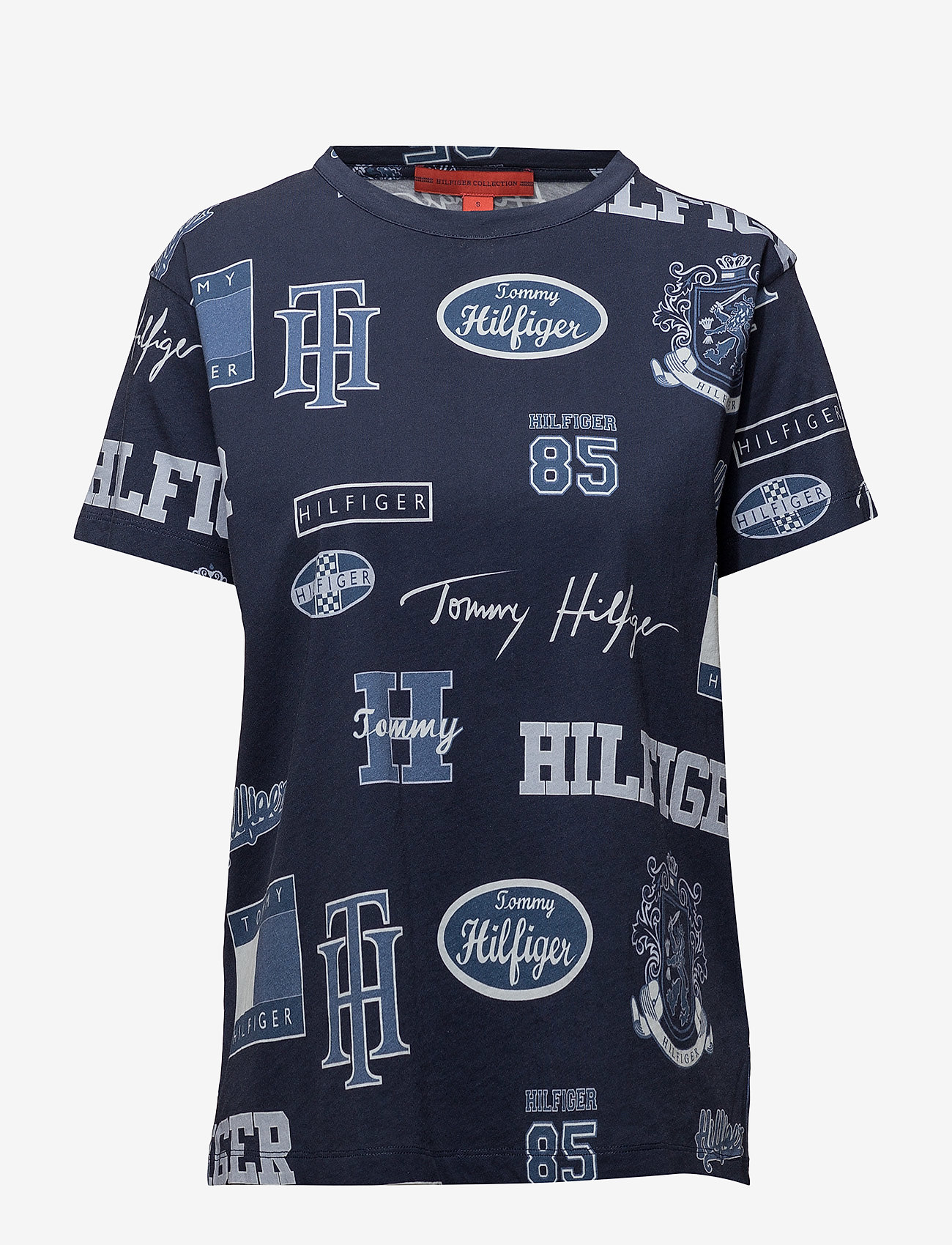 Tommy Hilfiger - LOGO MANIA TSHIRT SS - indigo / multi - 0