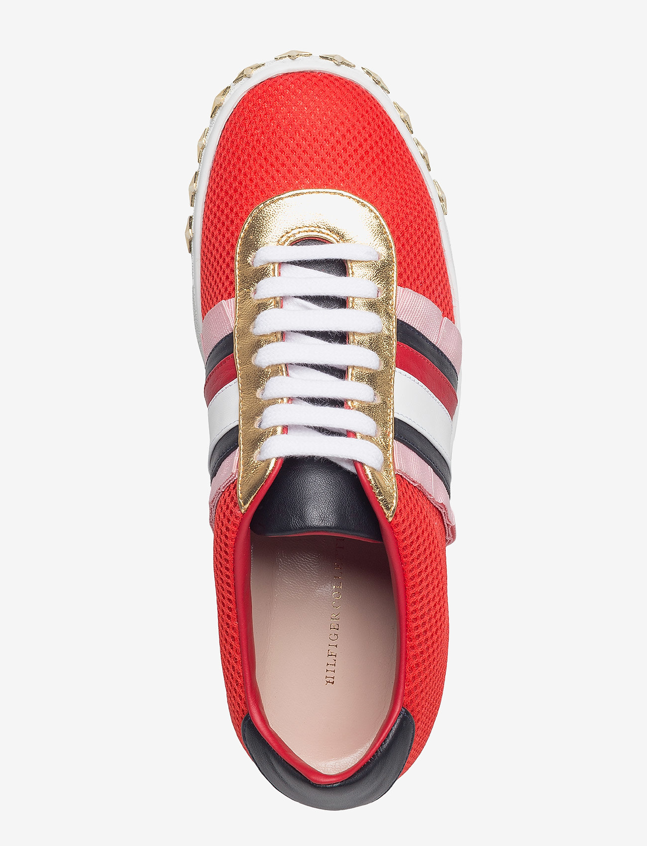 Tommy Hilfiger - RUFFLE SNEAKER - true red / multi - 3