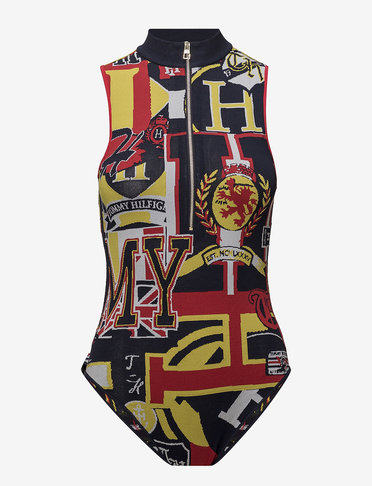 Tommy Hilfiger - HILFIGER MULTI LOGO BODYSUIT - peacoat / multi - 0