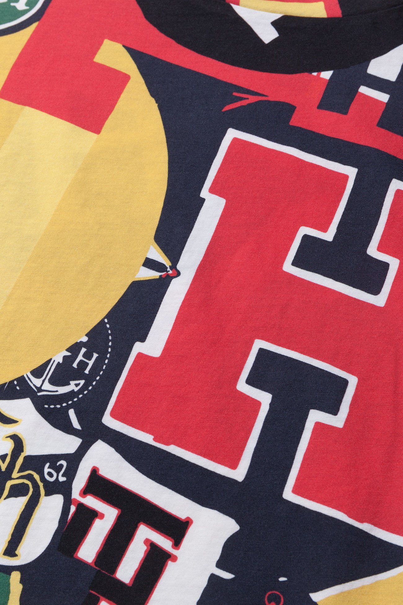 Tommy Hilfiger - HILFIGER MULTI LOGO TSHIRT SS - peacoat / multi - 2