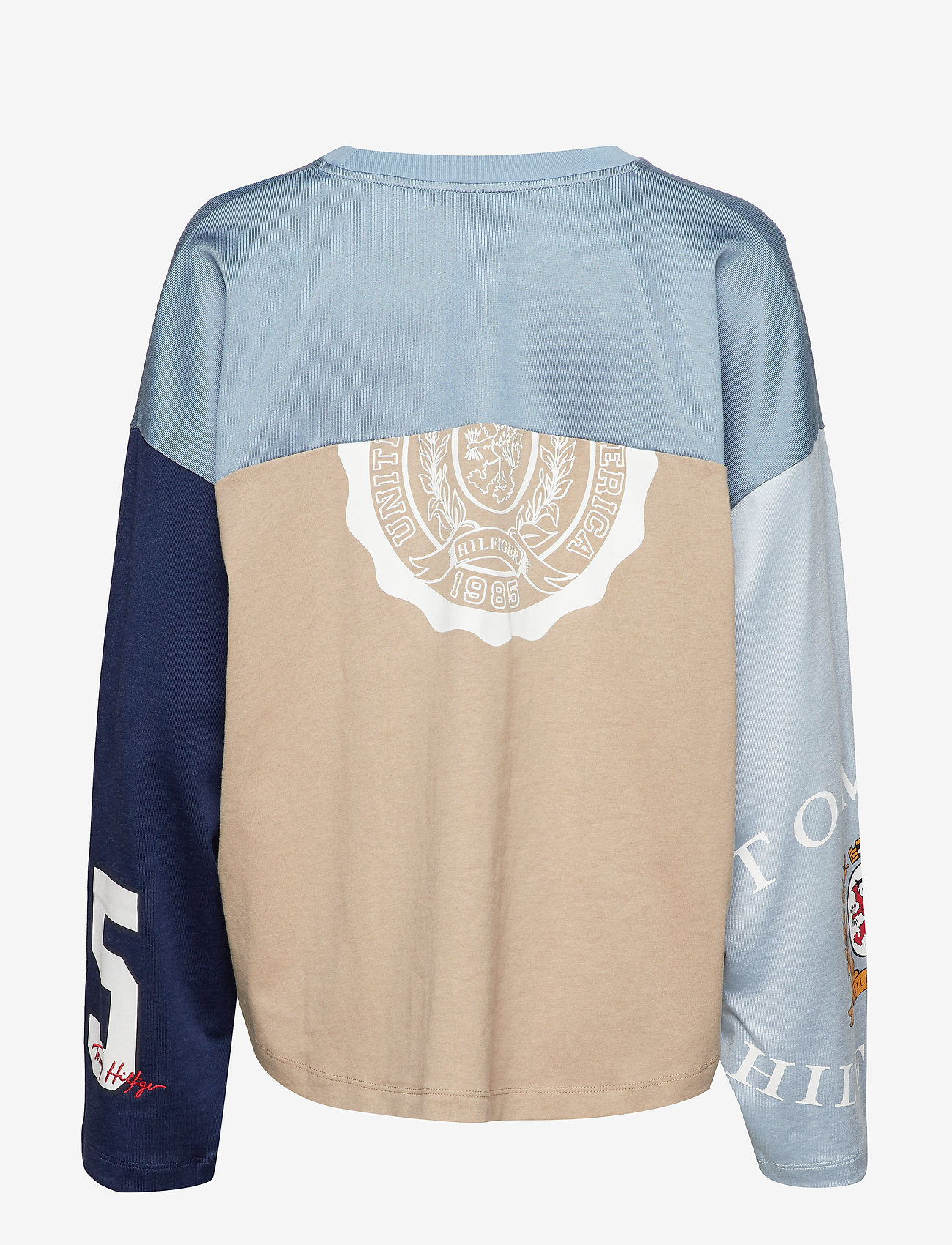 Tommy Hilfiger - SPLICED FOOTBALL TSH - croissant / multi - 1