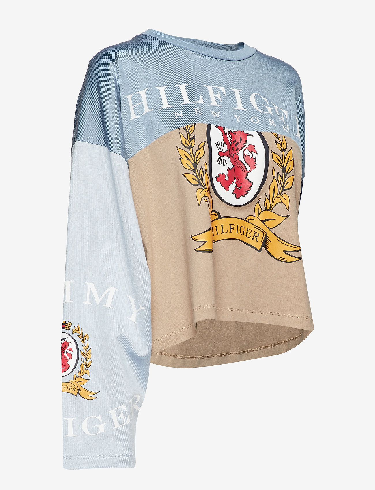 Tommy Hilfiger - SPLICED FOOTBALL TSH - croissant / multi - 3