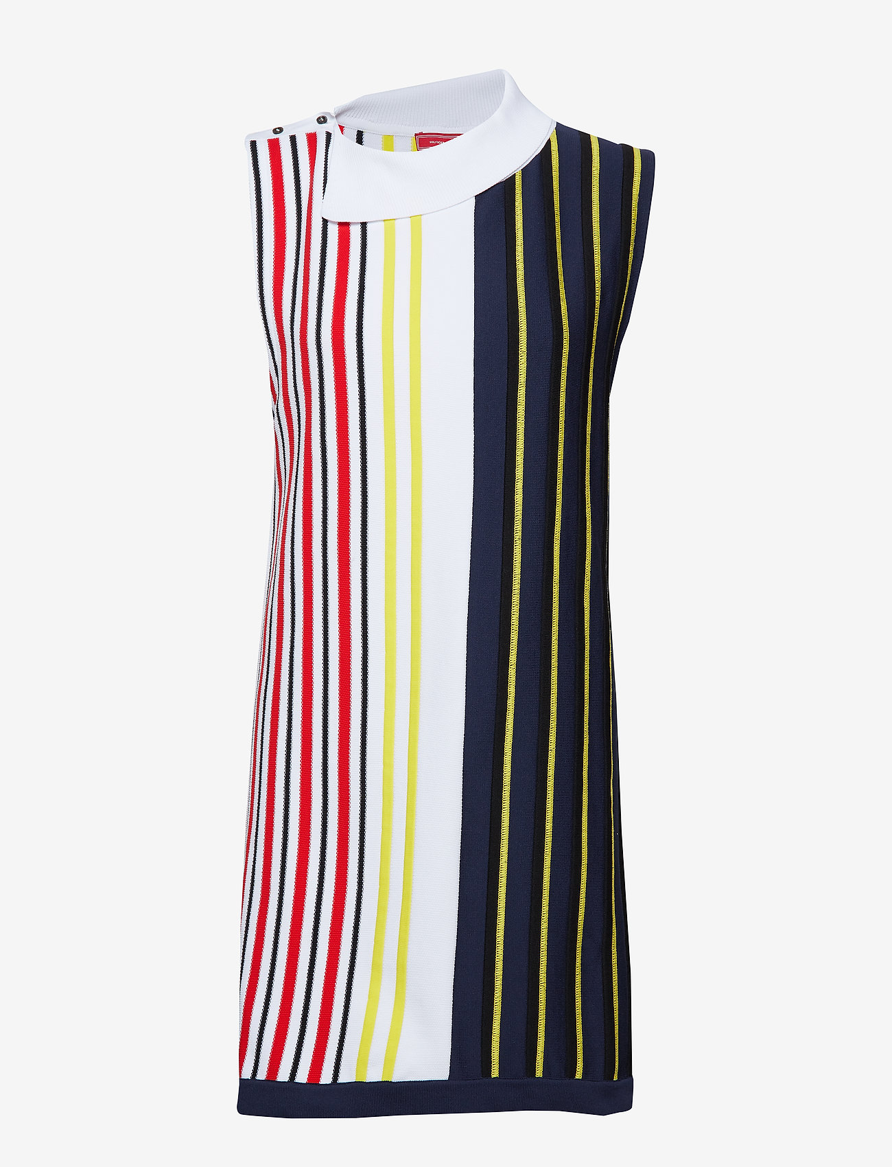 Tommy Hilfiger - STRIPED SWTR DRESS - bright white multi - 0