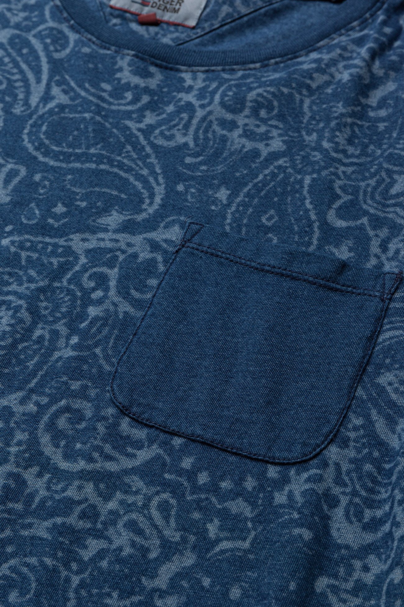 Tommy Hilfiger - THDM CN T-SHIRT S/S 38 - paisley print mid indigo - 4