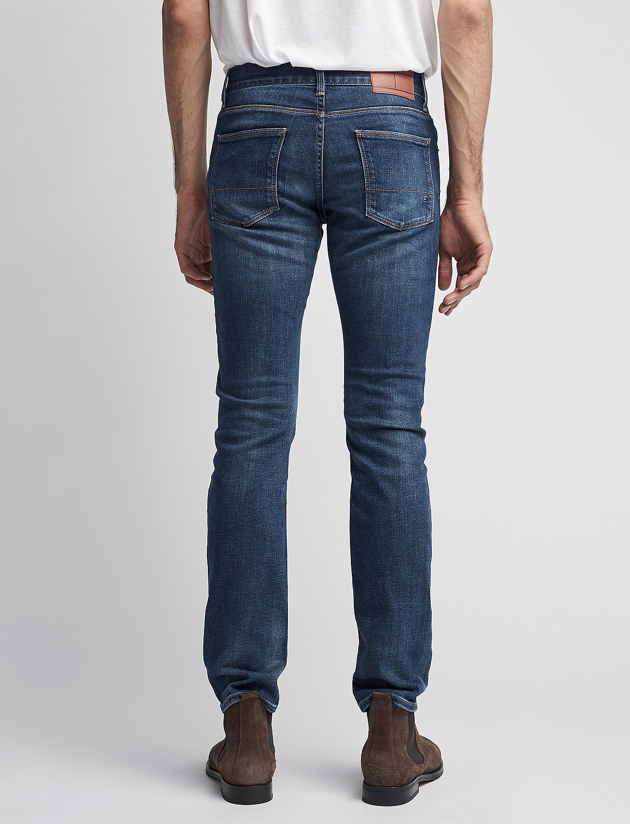 Tommy Hilfiger - DENTON B MIDDLE BLUE STRETCH - middle blue - 4