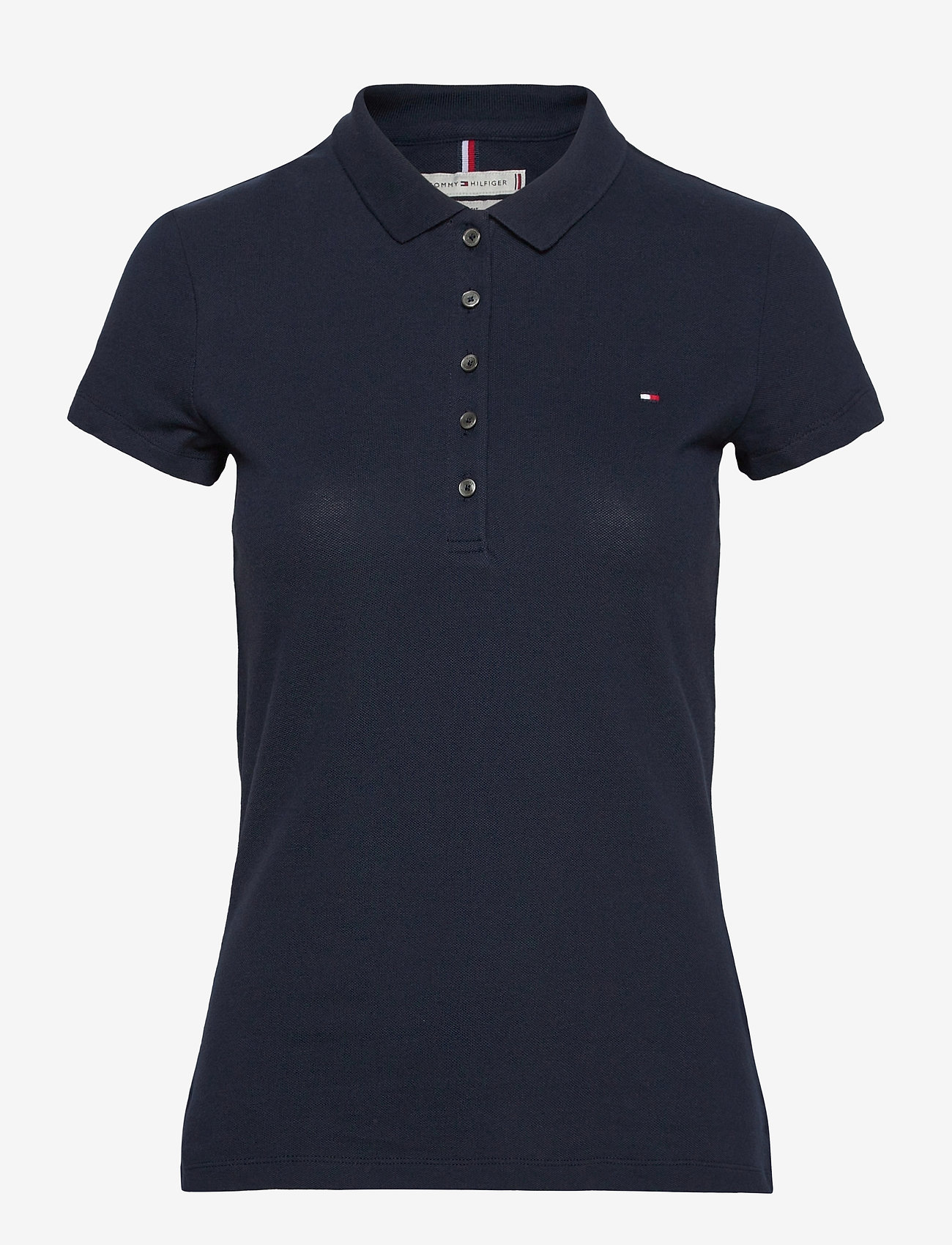 Tommy Hilfiger - HERITAGE SHORT SLEEVE SLIM POLO - midnight - 0