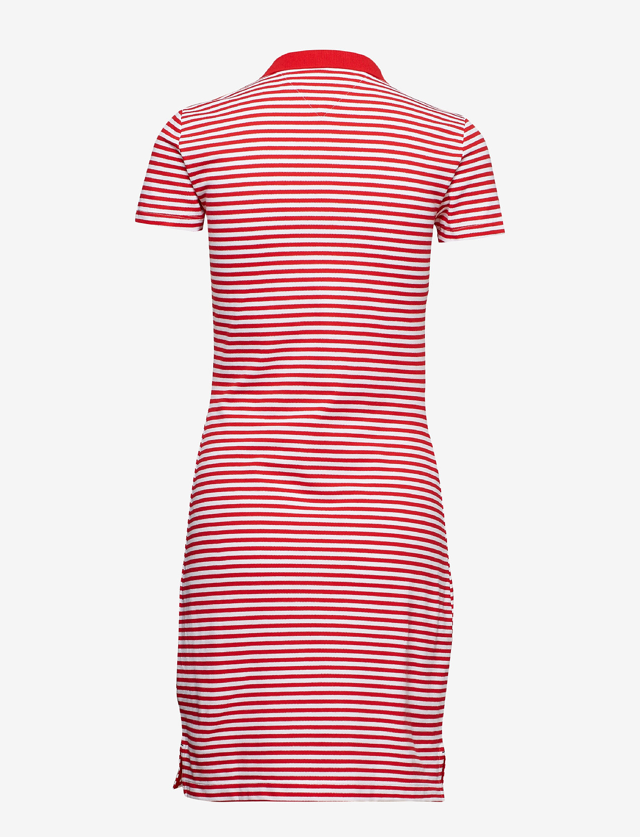 Tommy Hilfiger - NEW CHIARA STR PQ POLO DRESS SS - banker rugby / true red. - 1