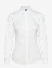Tommy Hilfiger - HERITAGE SLIM FIT SHIRT - långärmade skjortor - classic white - 0