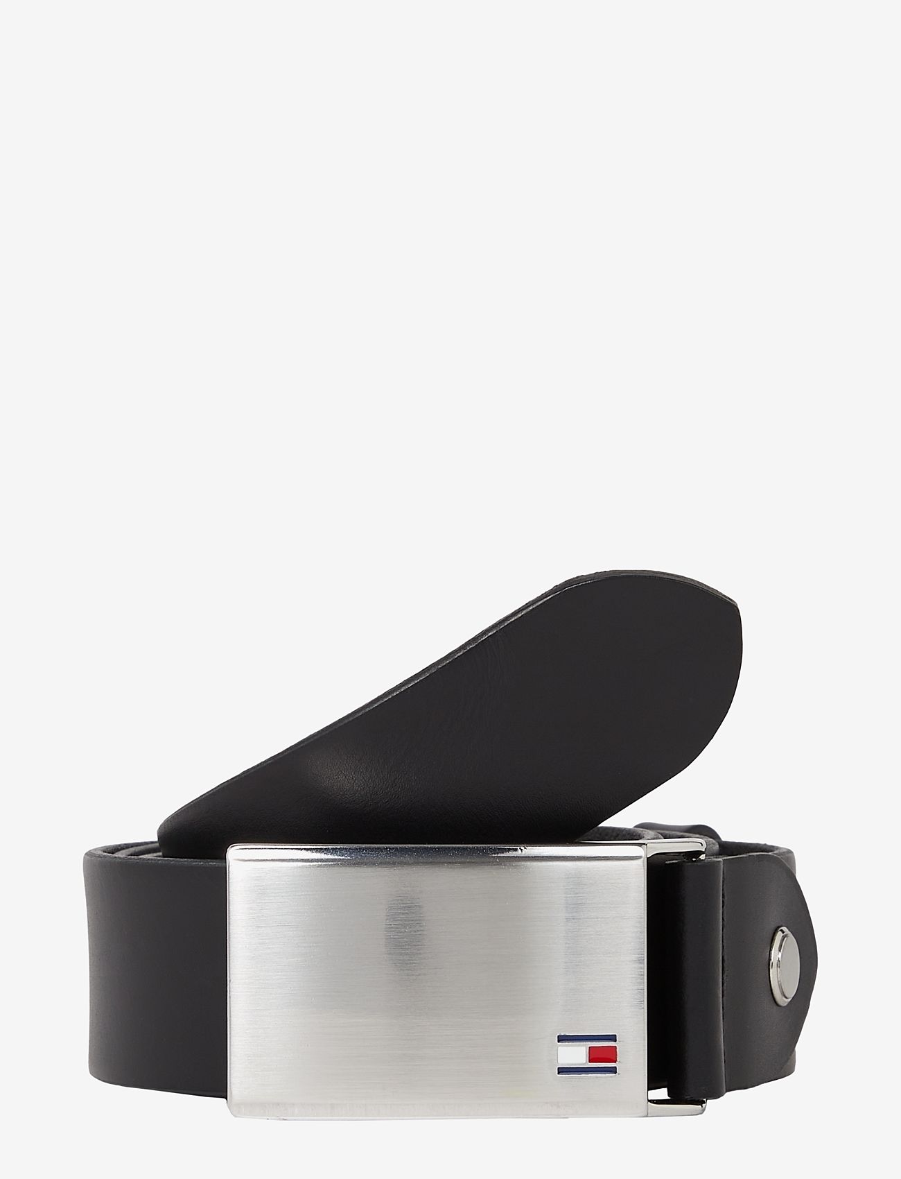 Tommy Hilfiger - TH PLAQUE BELT 3.5 ADJ - klassikalised vööd - black - 1