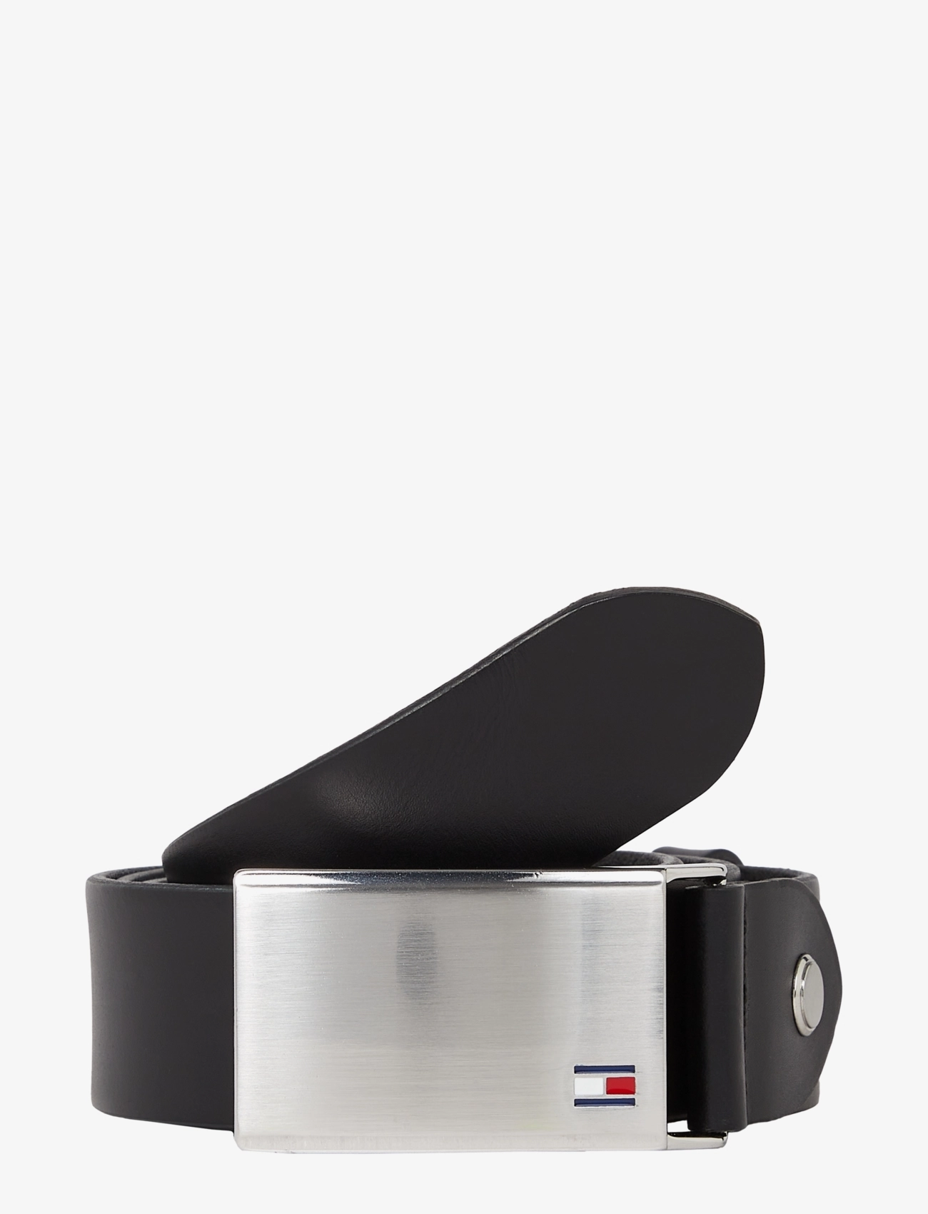 Tommy Hilfiger TH PLAQUE BELT 3.5 ADJ - Tommy Hilfiger - BLACK / black