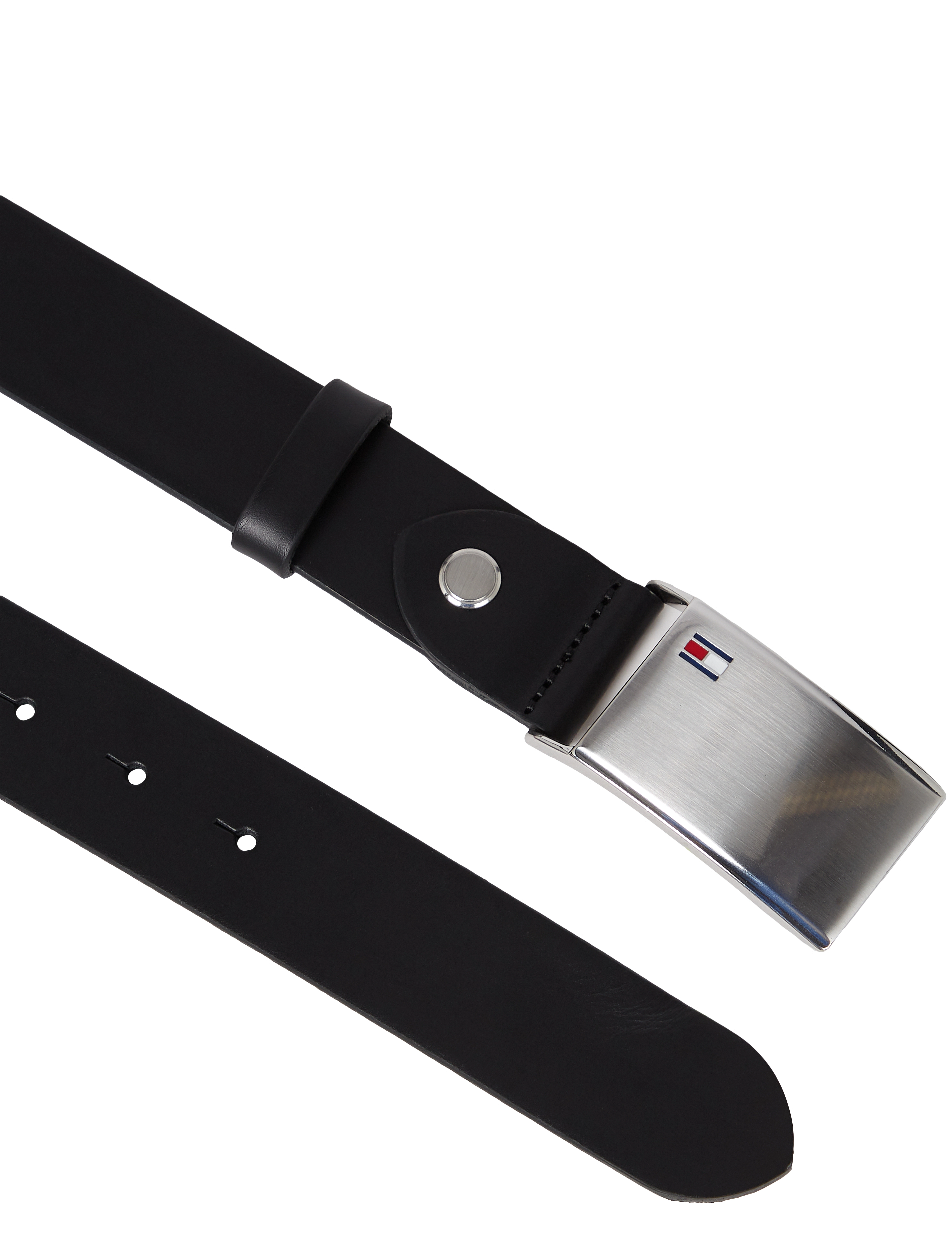 Tommy Hilfiger - TH PLAQUE BELT 3.5 ADJ - klassisch gürtel - black - 5