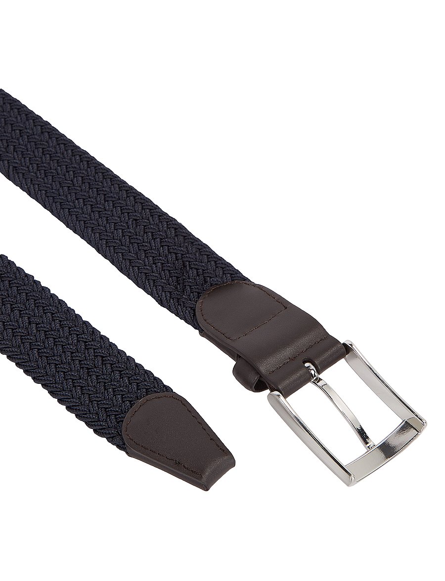 Tommy Hilfiger - NEW ADAN BELT 3.5CM - punutud vööd - sky captain - 4
