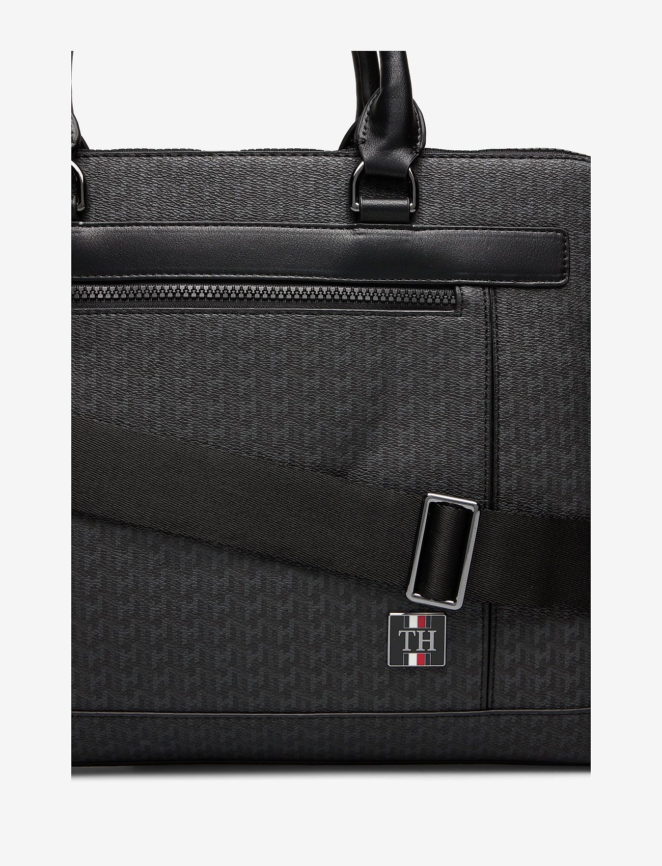 Tommy Hilfiger - COATED CANVAS SLIM M - black monogram - 3
