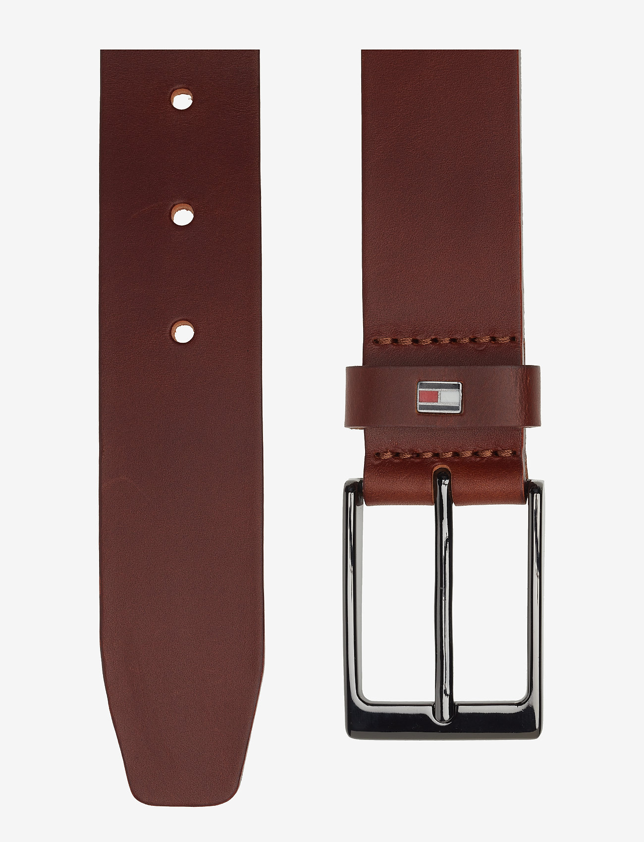 Tommy Hilfiger - LAYTON LEATHER BELT 3.5 - dark tan - 1