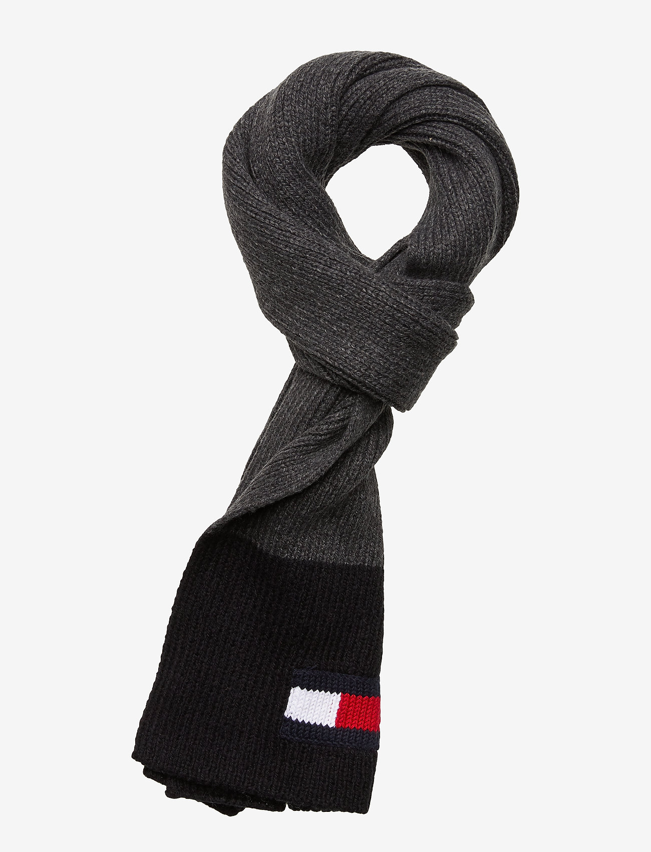 Tommy Hilfiger - BIG FLAG SCARF - black - 0