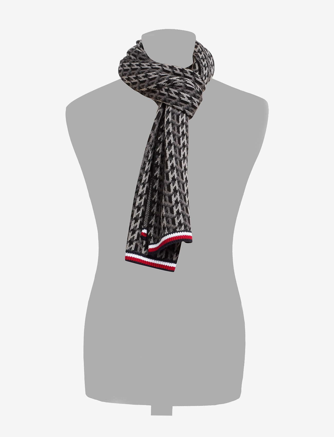 Tommy Hilfiger - TH MONOGRAM KNIT SCA - grey mix - 1