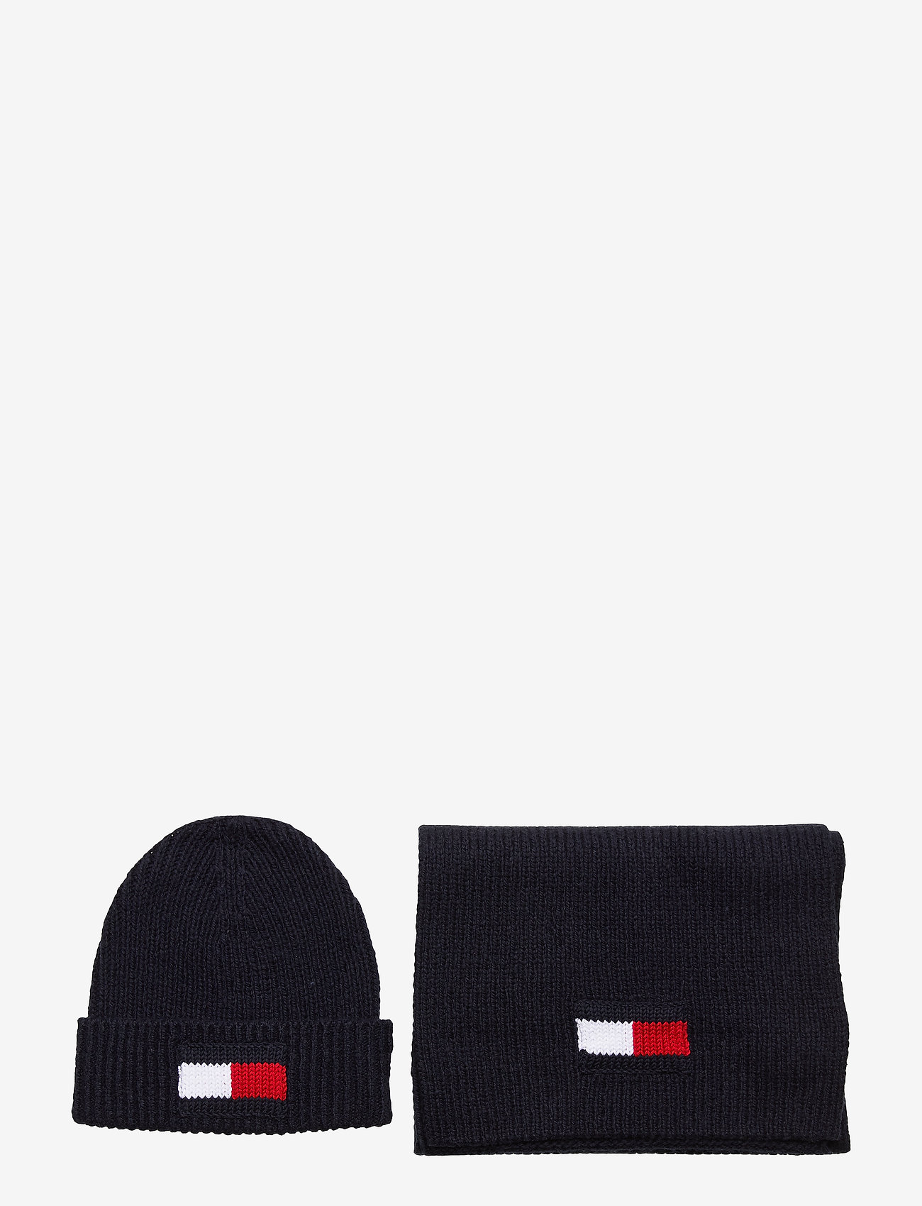Tommy Hilfiger - BIG FLAG SCARF & BEA - tommy navy - 0