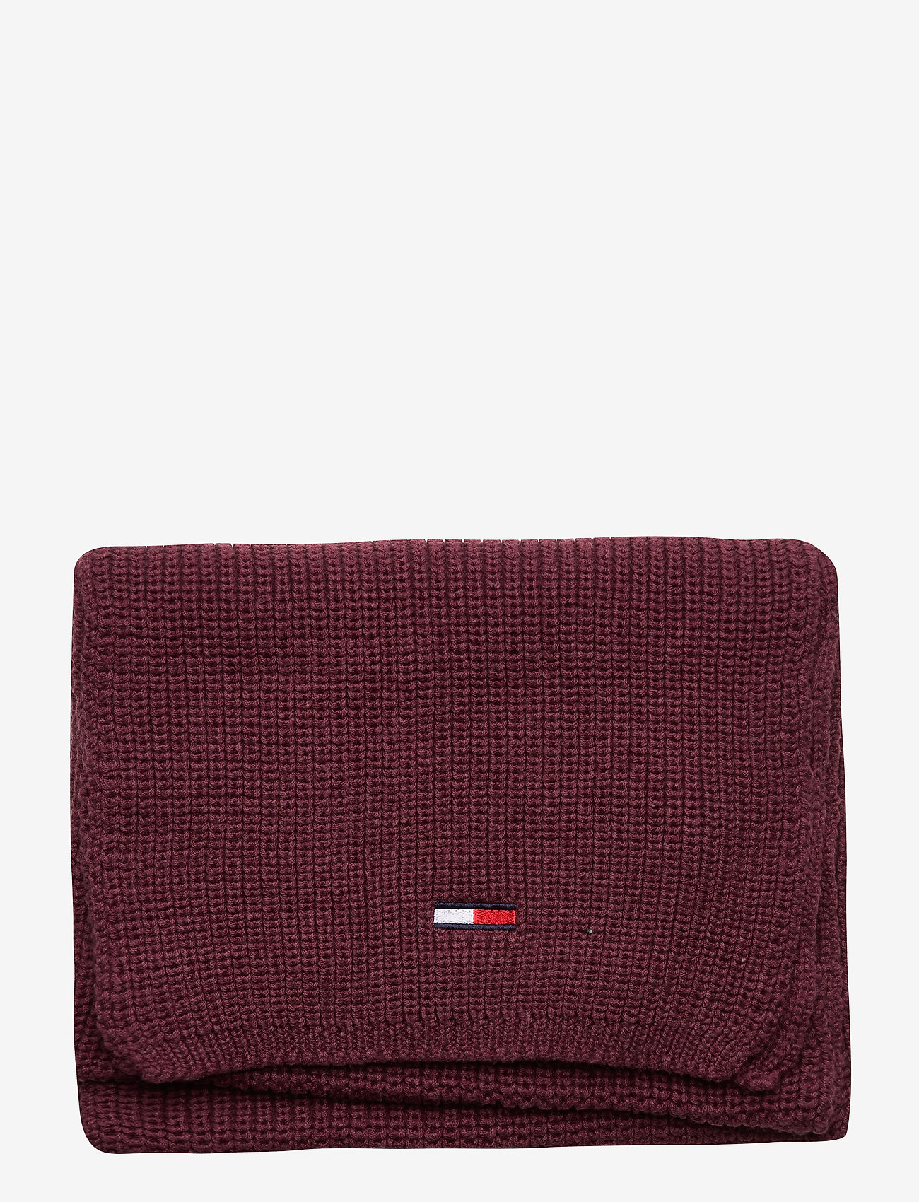 Tommy Hilfiger - TJM BASIC FLAG RIB SCARF - burgundy - 1