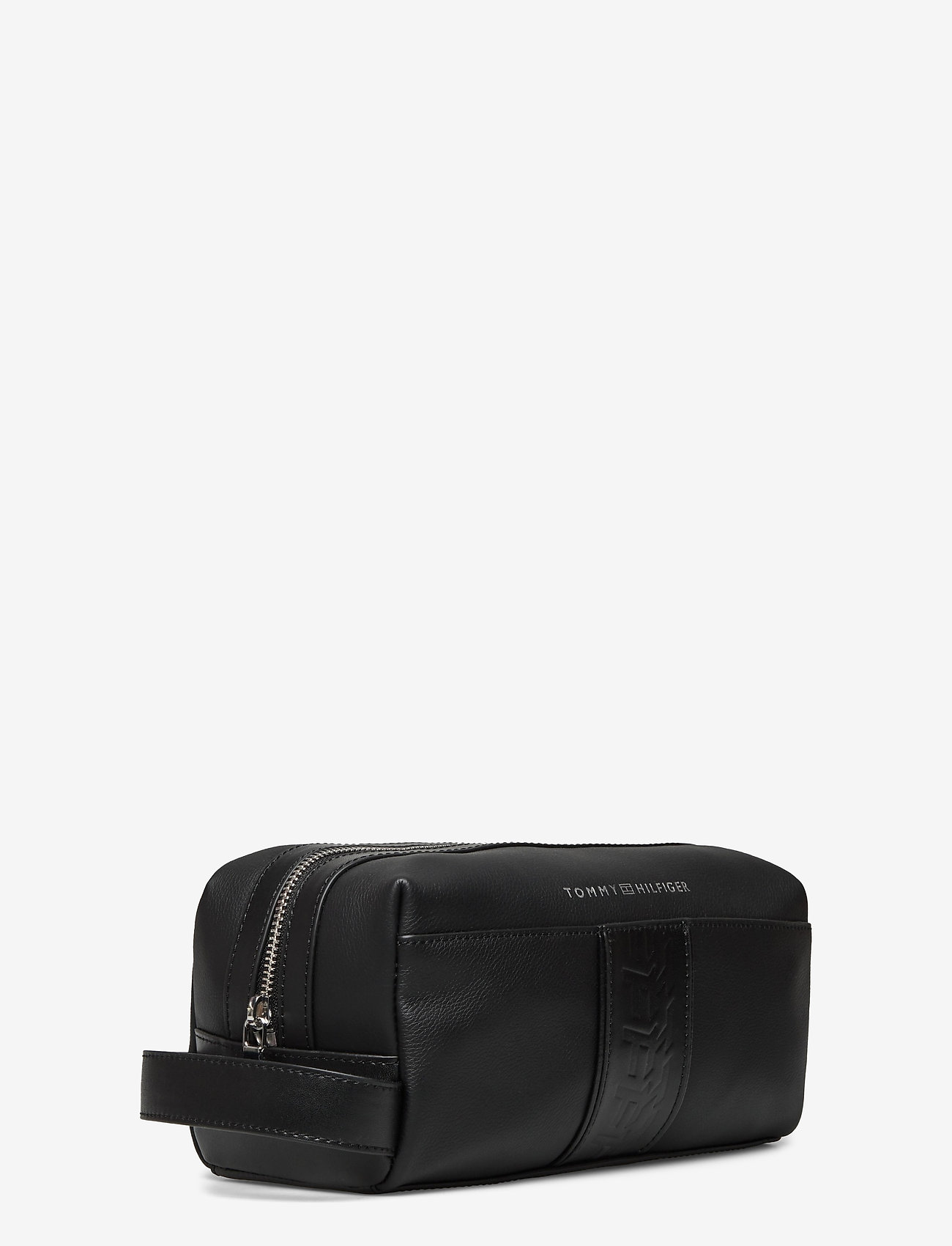 Tommy Hilfiger - LEATHER WASHBAG - black - 2