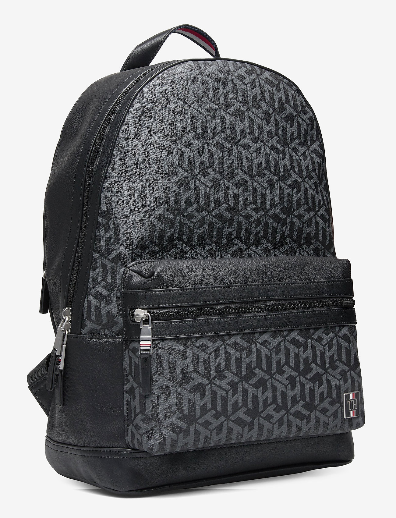 Tommy Hilfiger - COATED CANVAS  BACKP - black monogram - 2