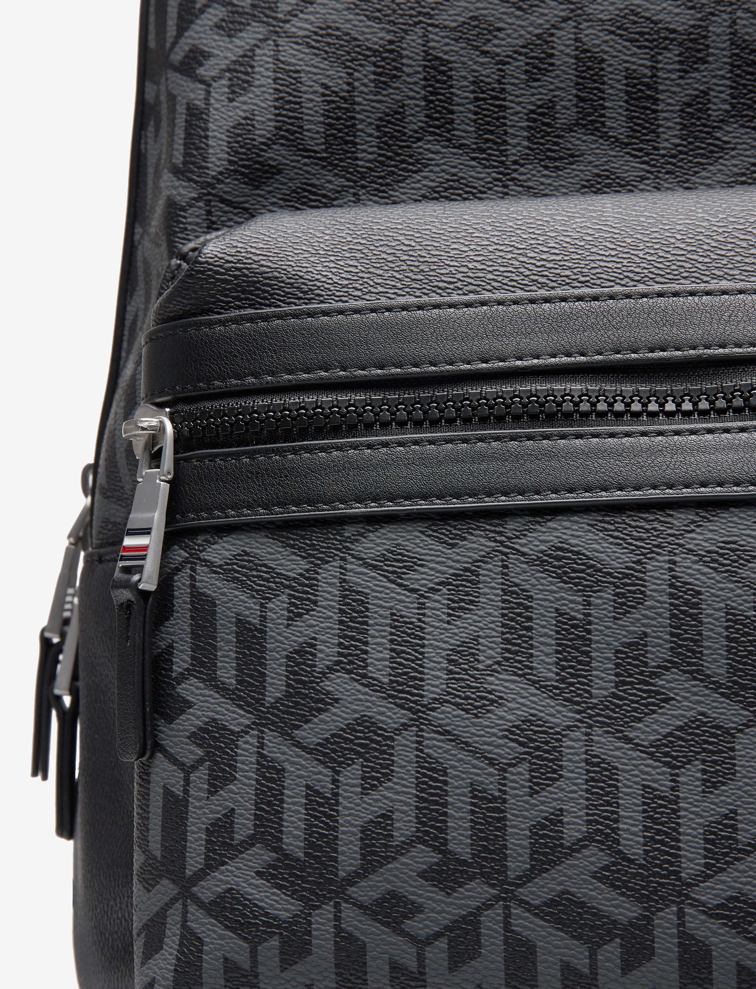 Tommy Hilfiger - COATED CANVAS  BACKP - black monogram - 3