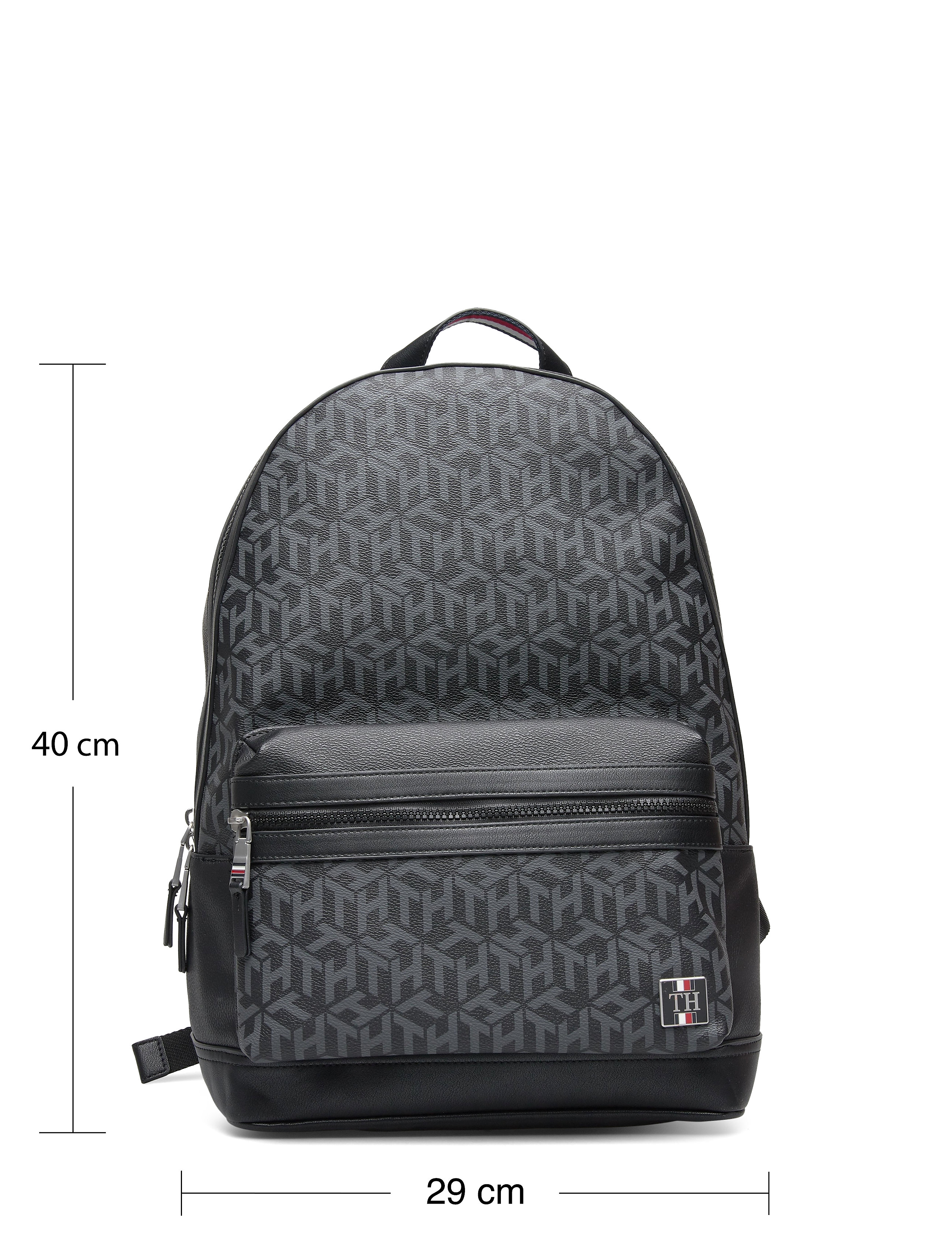 Tommy Hilfiger - COATED CANVAS  BACKP - black monogram - 5