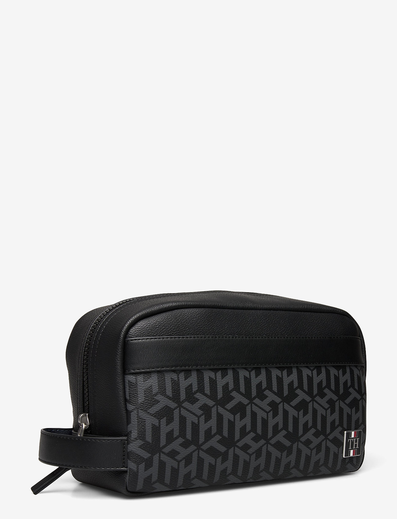 Tommy Hilfiger - COATED CANVAS WASHBAG - black monogram - 2