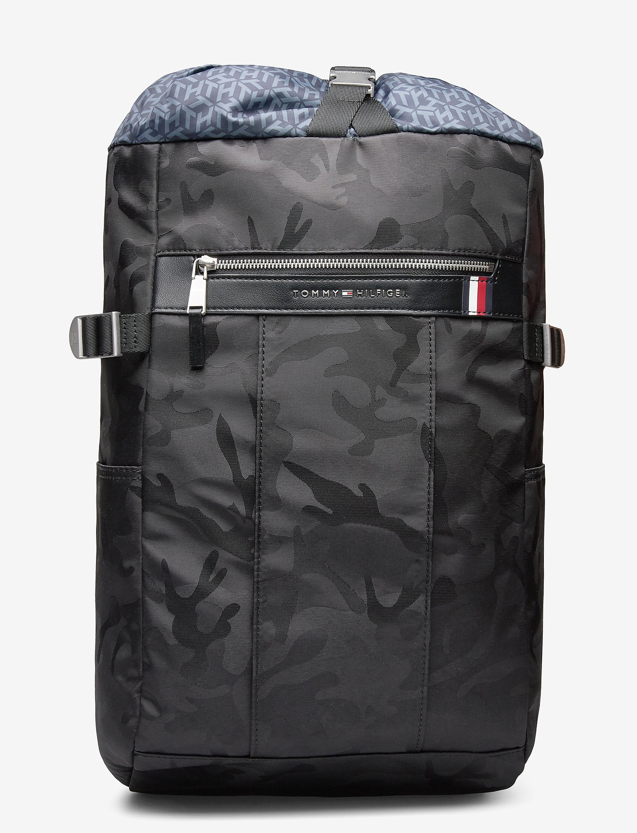 Tommy Hilfiger - ELEVATED NYLON CAMO - black camo - 0