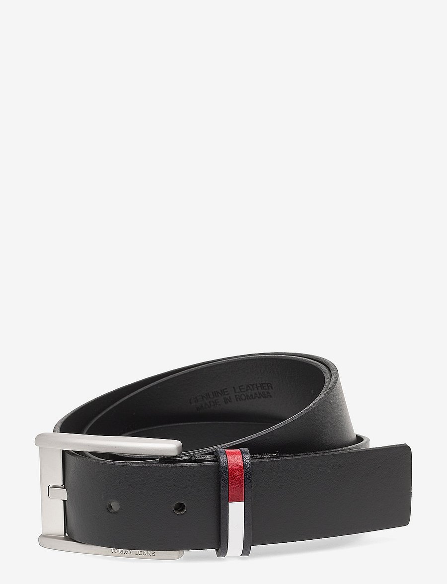 Tommy Hilfiger - TJM FLAG INLAY BELT 3.5 - black - 0
