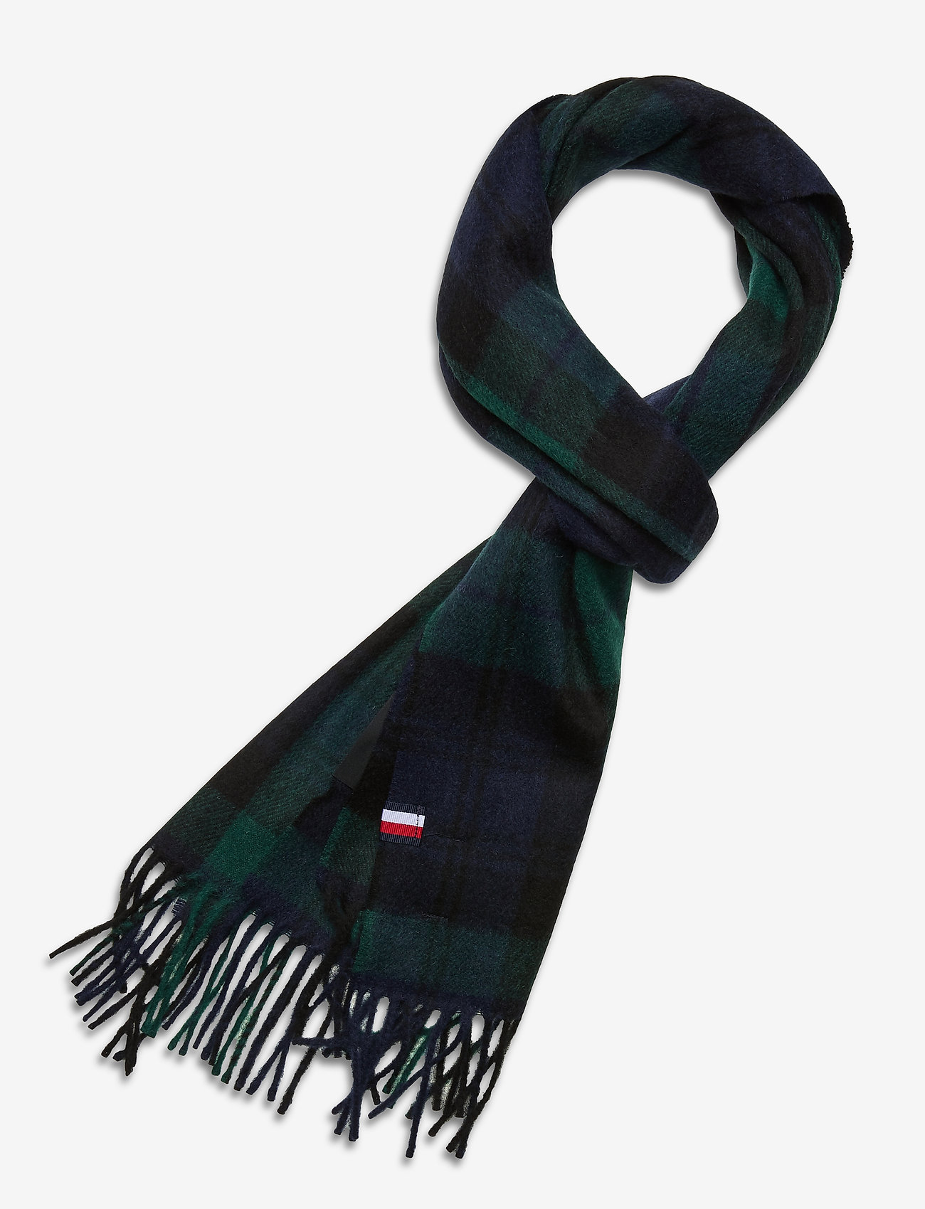 Tommy Hilfiger - UPTOWN WOOL SCARF CHECK - green check - 0